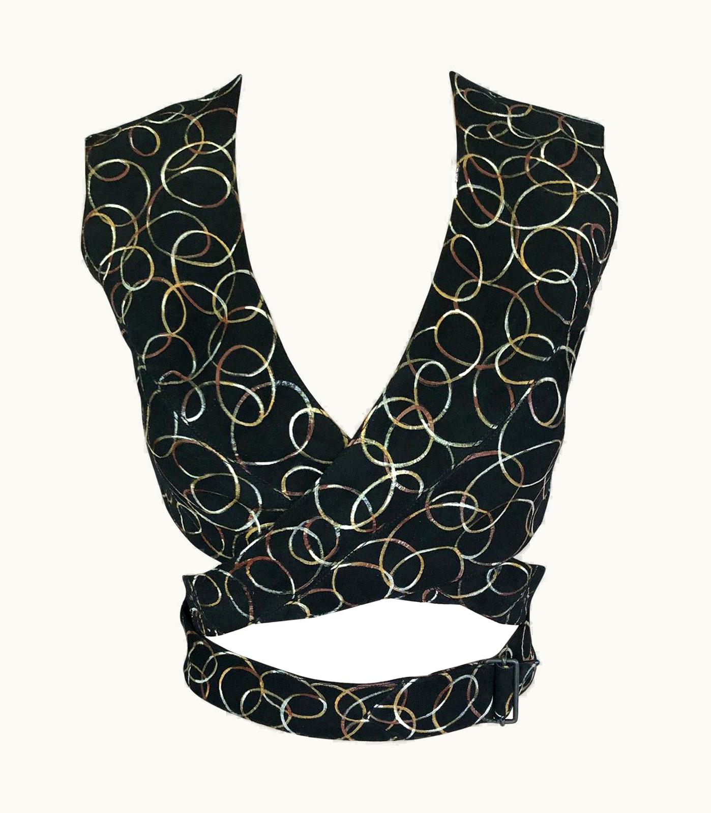 Alaia Azzedine Alaia Vintage Cutout Wrap Top