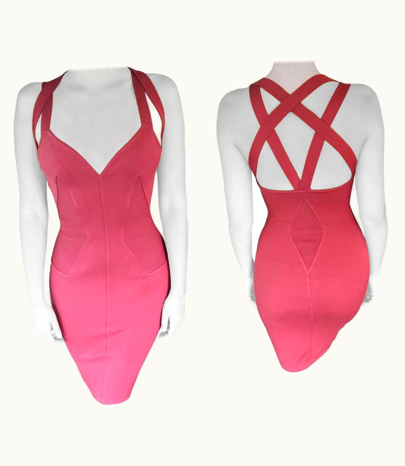 Alaia Azzedine Alaia S/S 1990 Vintage Fitted Dress