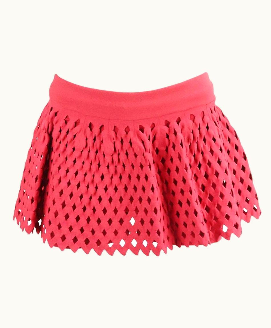 Alaia Azzedine Alaïa Knitted Mini Skirt Uk