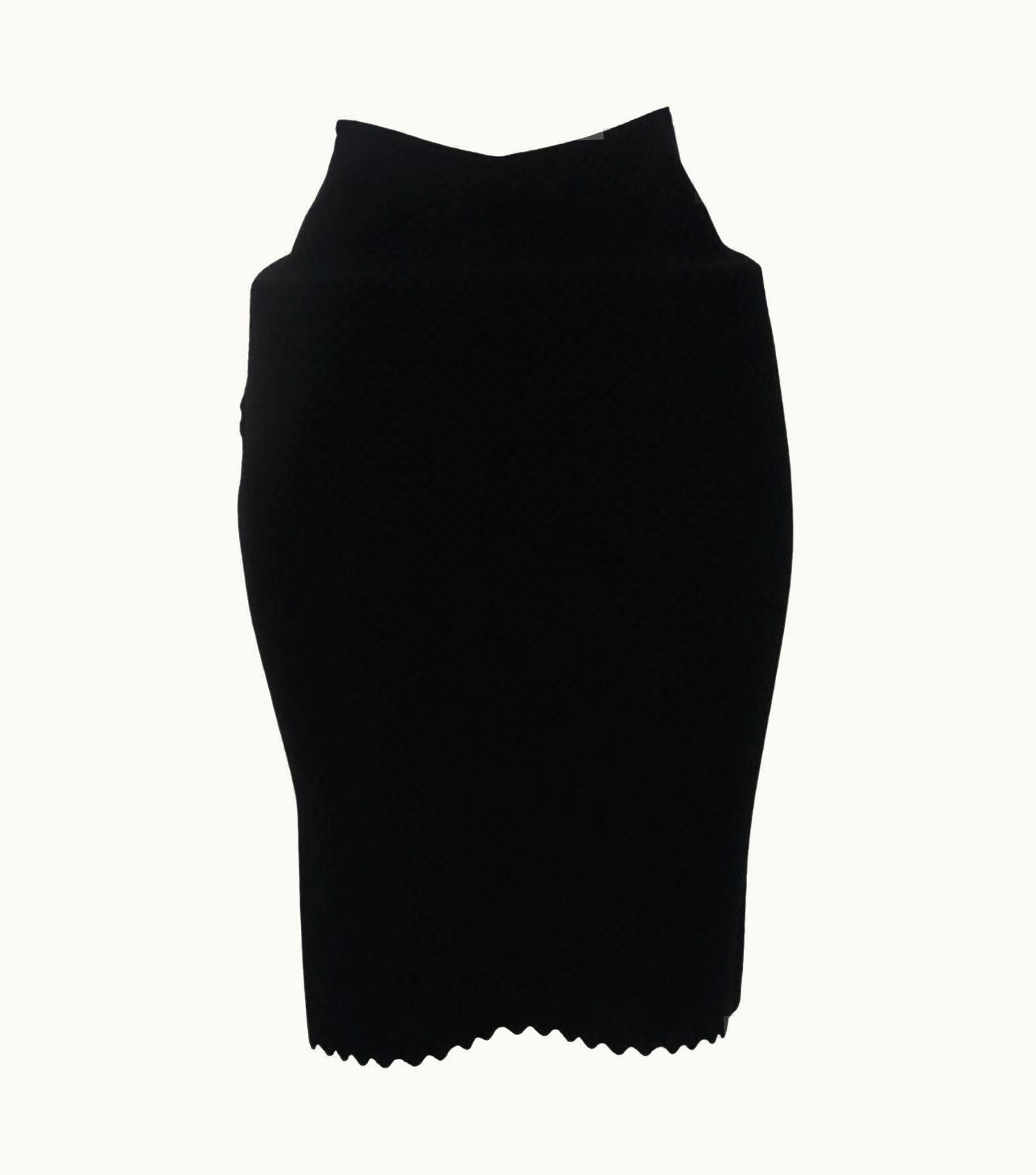 Alaia Azzedine Alaïa Stretch Knit Mini Skirt Uk