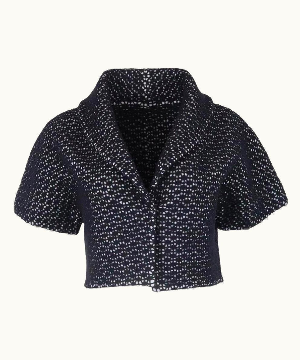 Alaia Azzedine Alaïa Cropped Wool Blend Jacket Uk