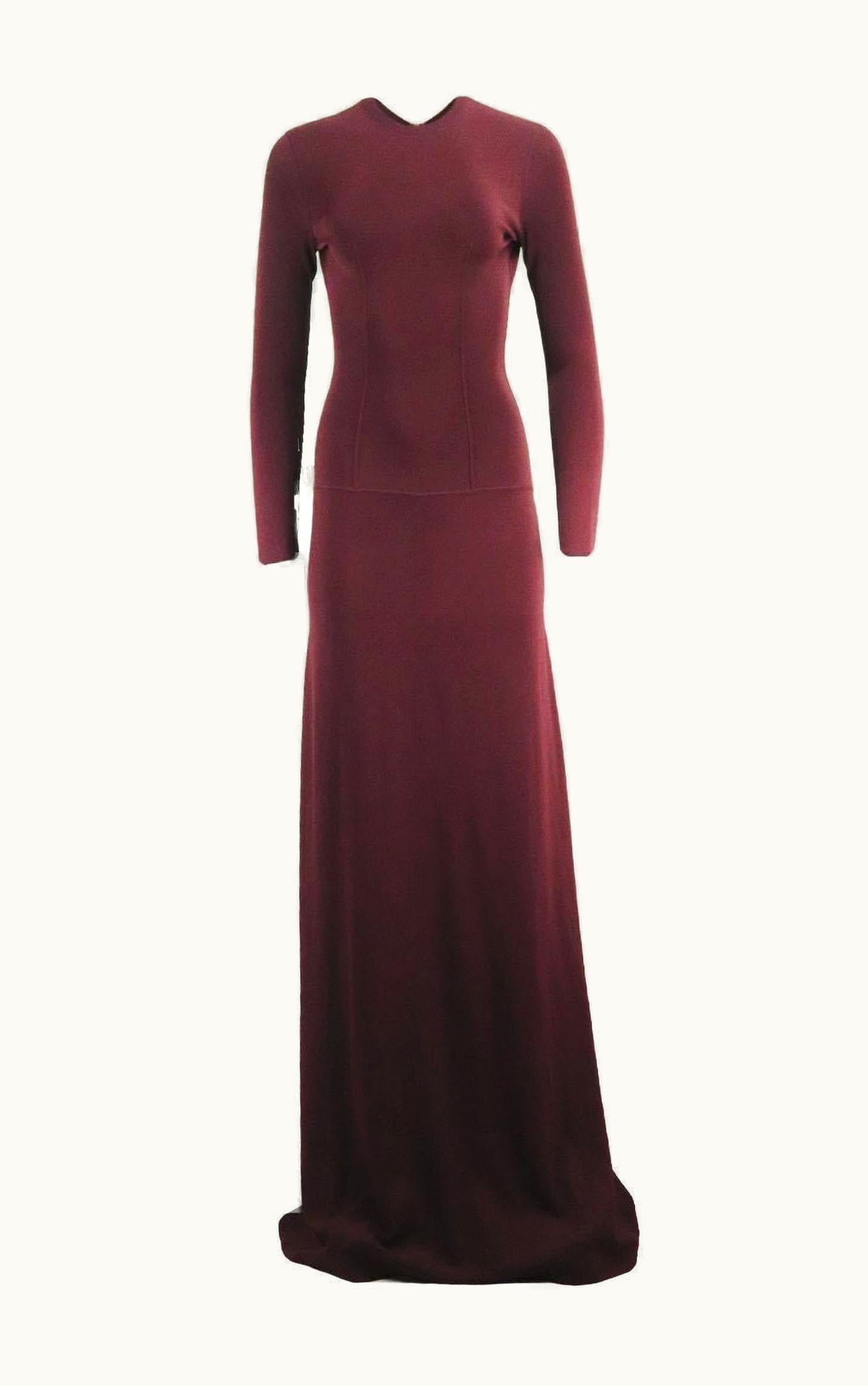 Alaia Azzedine Alaïa Paneled Stretch Knit Maxi Dress Uk