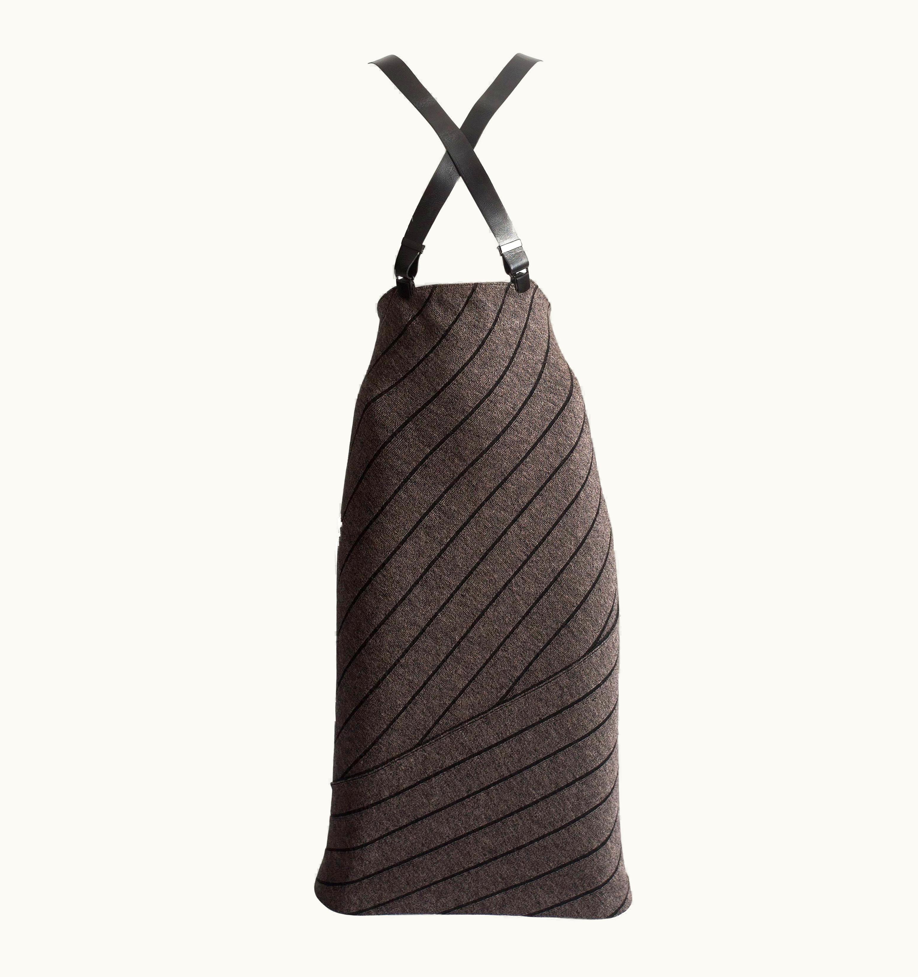 Alaia Alaia High Waisted Knitted Skirt With Leather Harness, Circa 1987