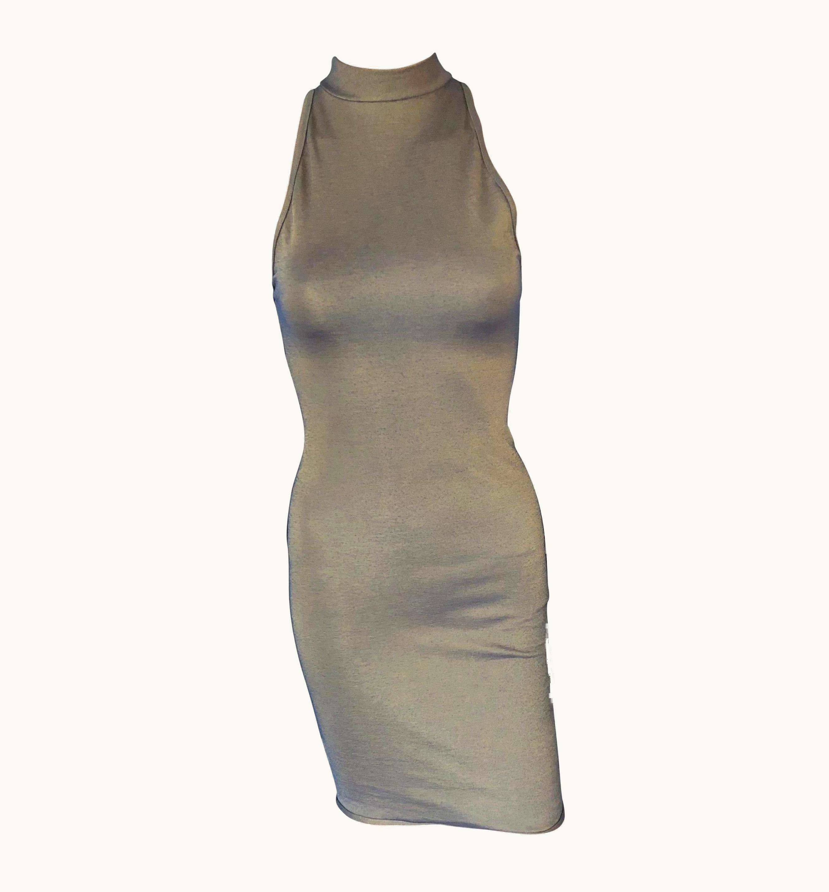 Alaia Azzedine Alaia 1990' Vintage Bodycon Mini Dress