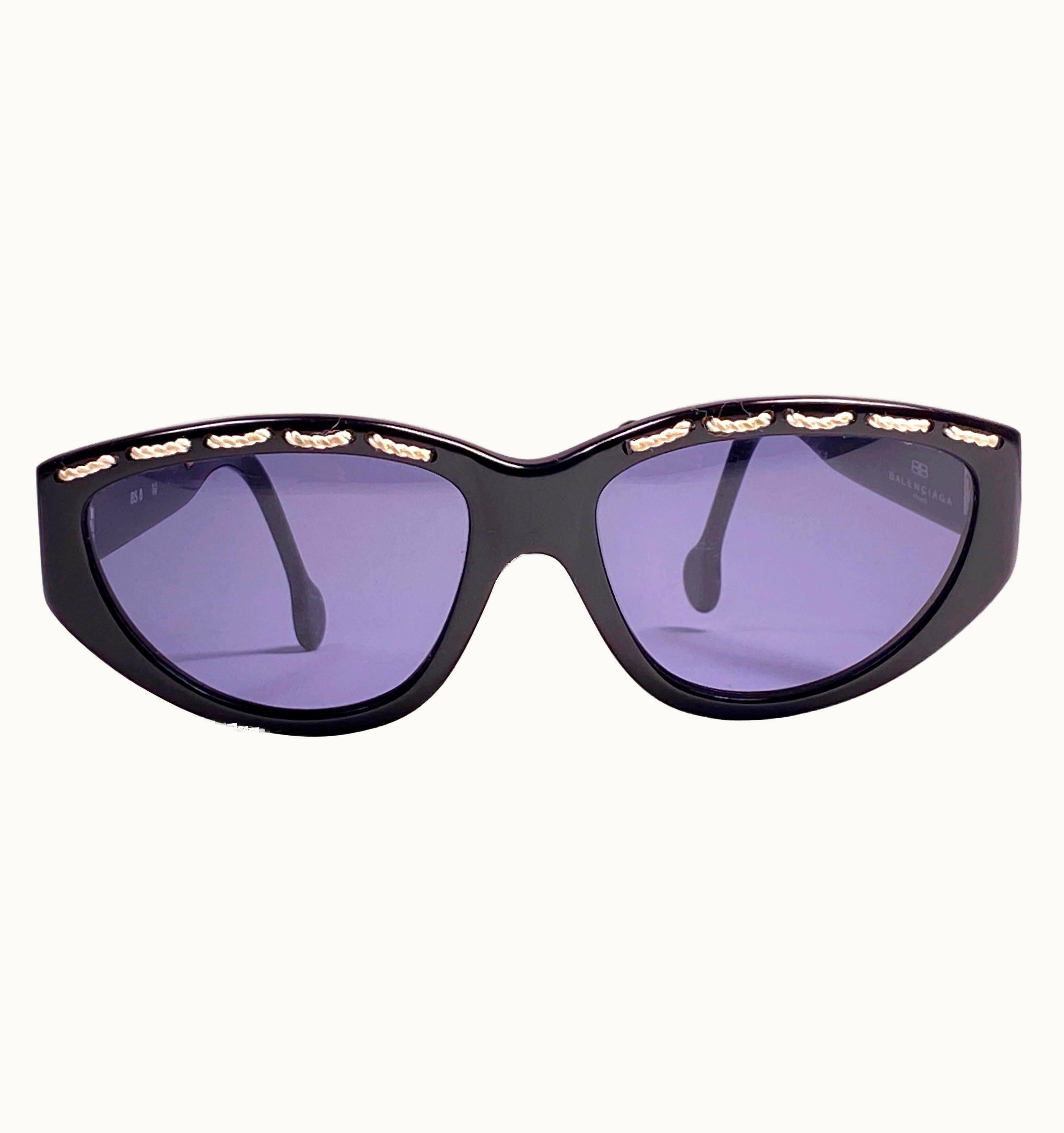 Balenciaga Vintage Balenciaga Bs8 Grey Lenses 1980' Sunglasses Made In France