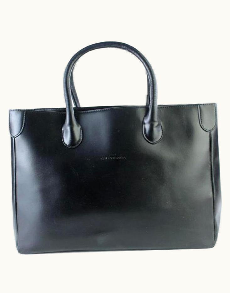 Balenciaga Balenciaga Black Leather Shopper Tote 1baj930