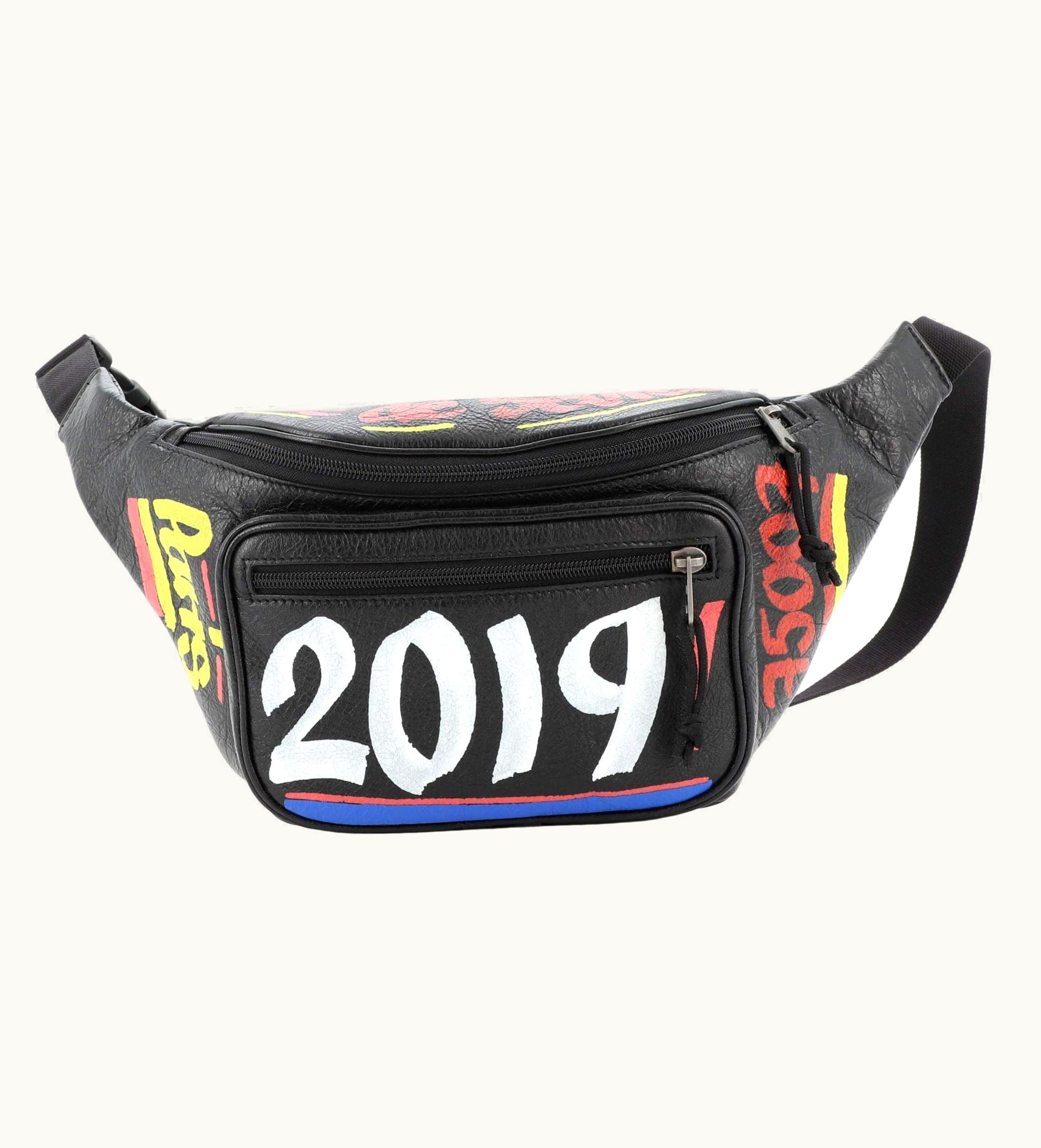 Balenciaga Balenciaga Graffiti Explorer Belt Bag Leather Medium