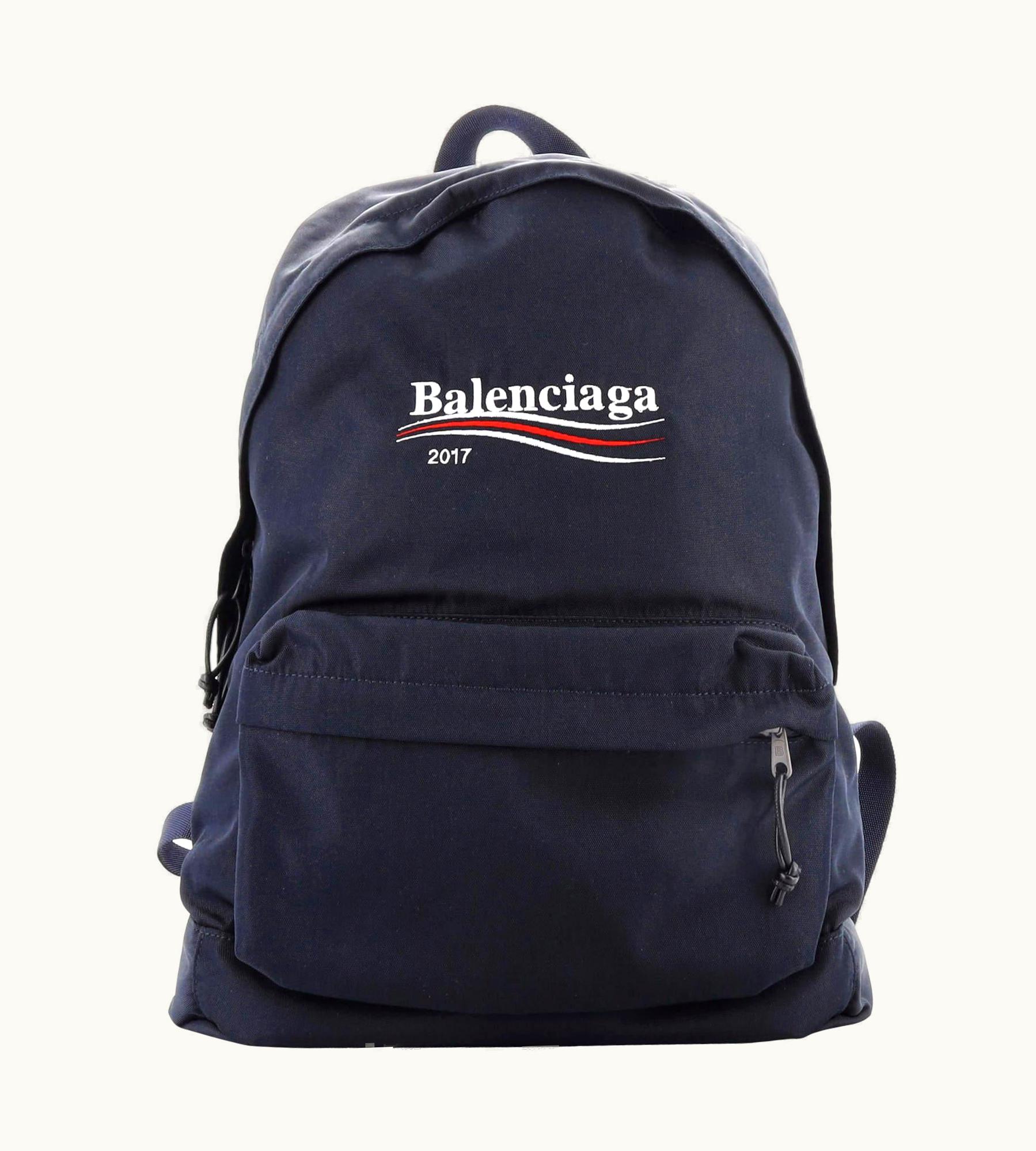 Balenciaga Balenciaga Everyday Campaign Explorer Backpack Embroidered Nylon