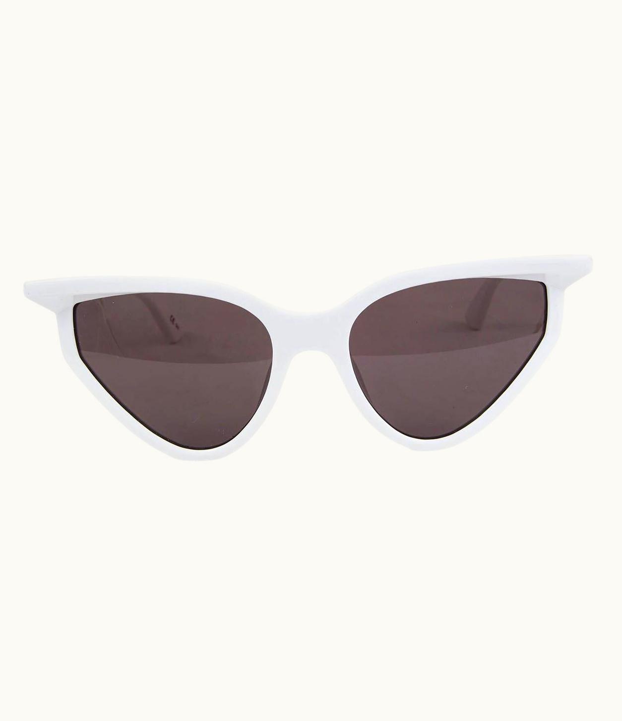 Balenciaga Balenciaga White Extreme Rim Cat Eye Sunglasses Bb0101s