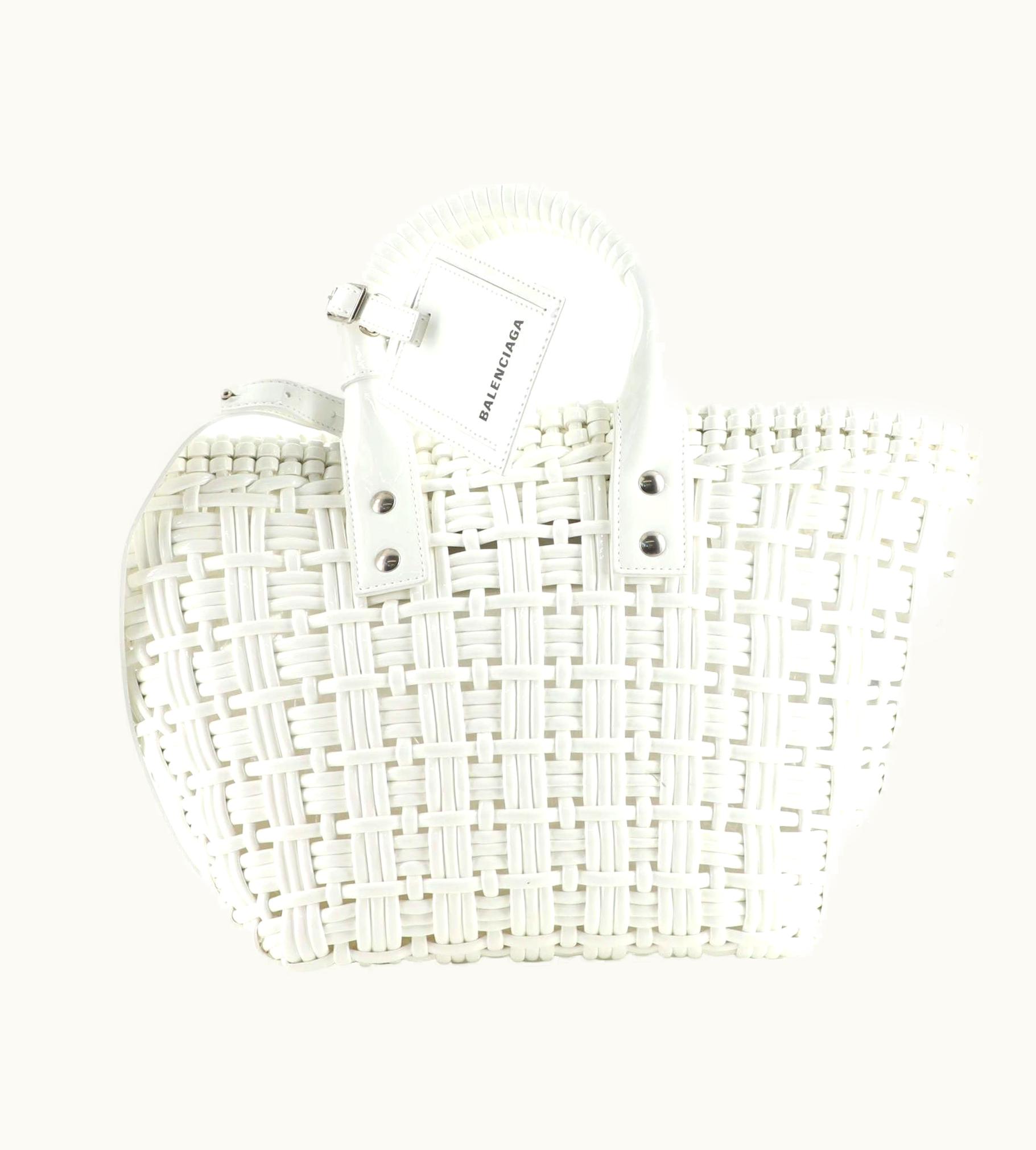 Balenciaga Balenciaga Bistro Panier Bag Woven Faux Leather