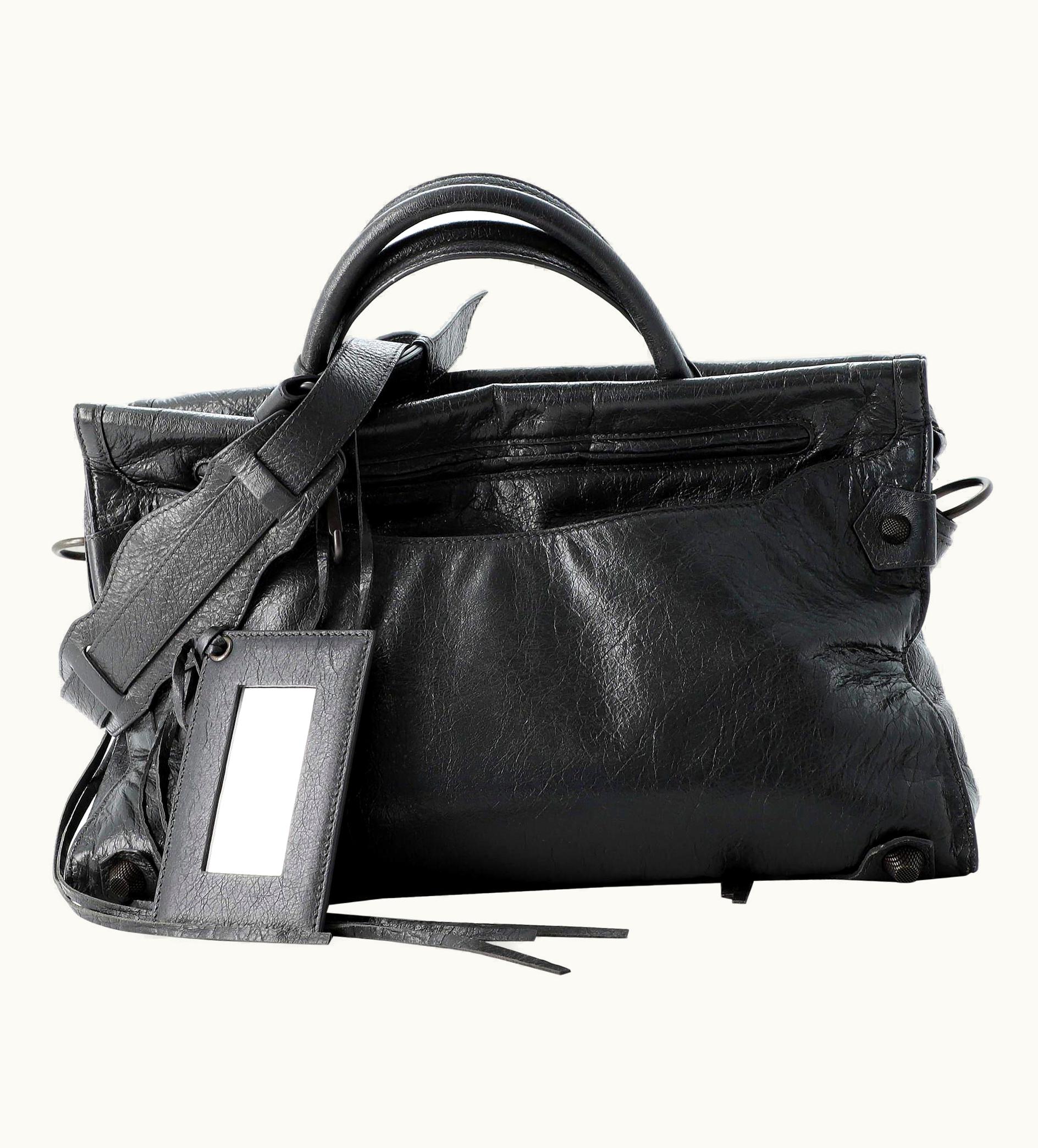 Balenciaga Balenciaga Mute City Giant Studs Bag Leather Medium