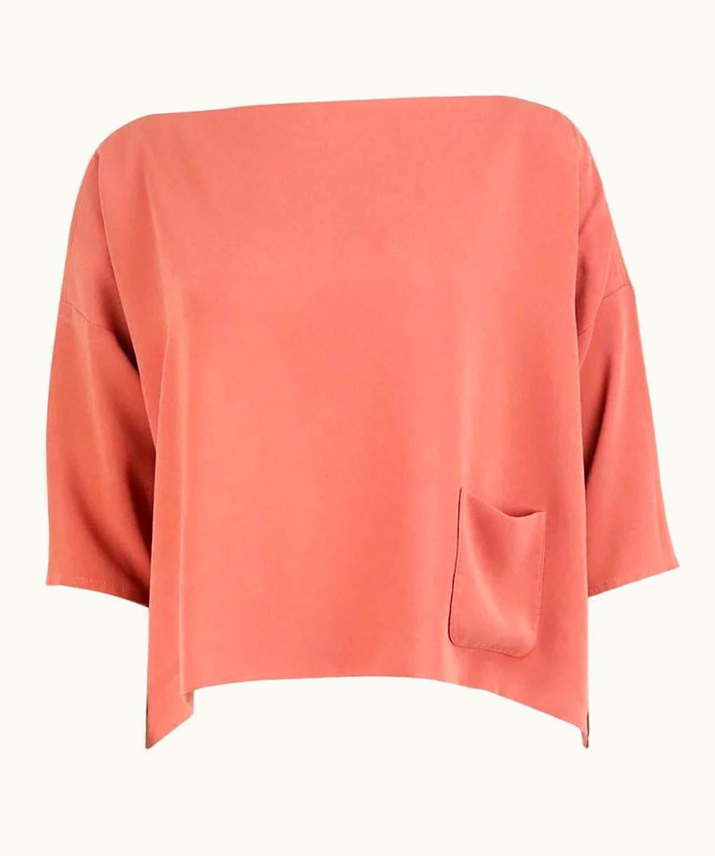 Balenciaga Balenciaga Stretch Crepe Blouse Uk