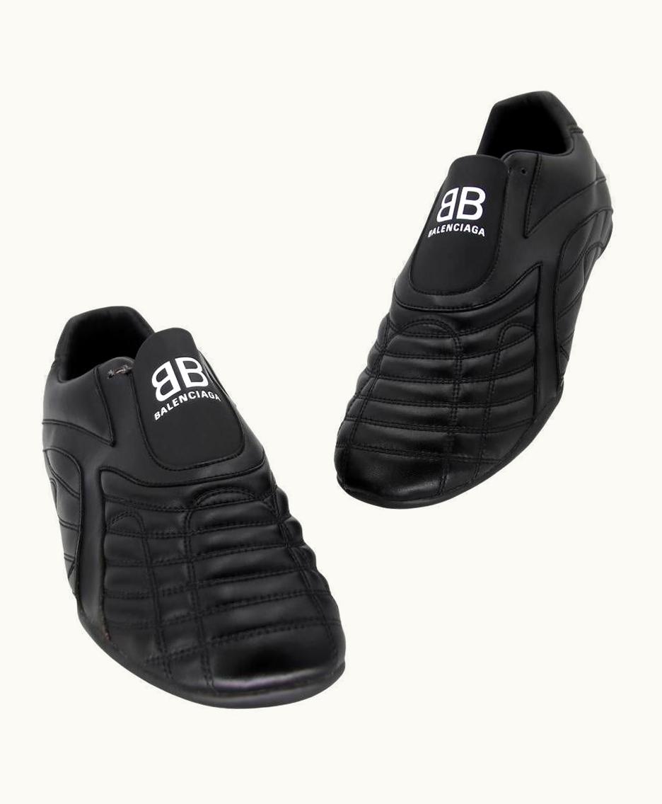 Balenciaga Balenciaga Zen 46 Quilted Leather Mens Sneaker Bg