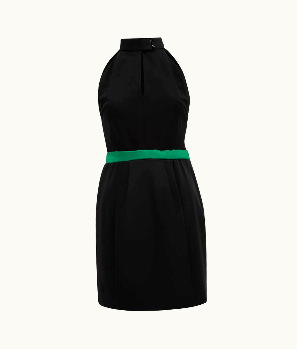Balenciaga Balenciaga Women' Black Sleeveless Mini Dress With Waist Detail