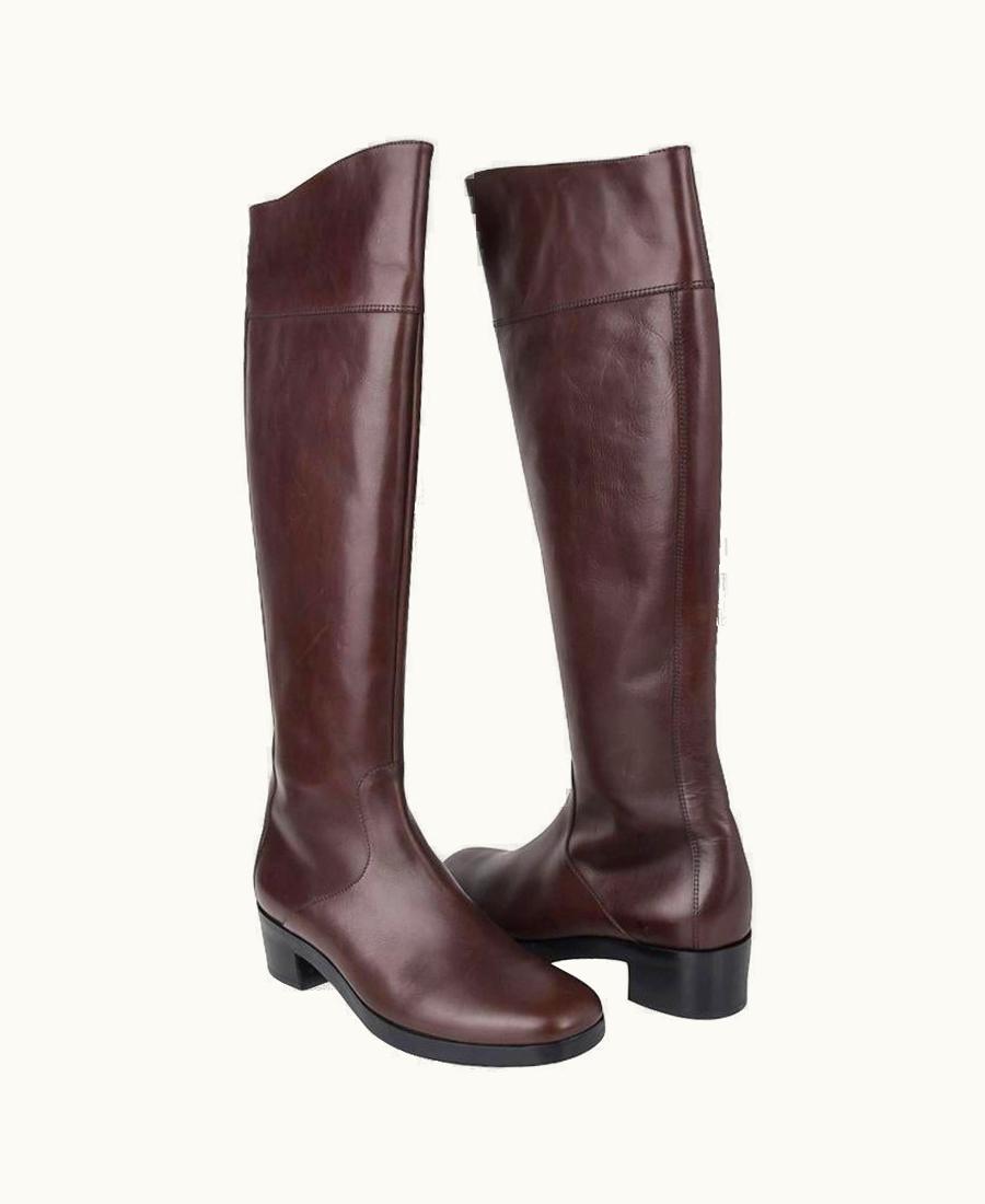 Balenciaga Balenciaga Boot Sleek Knee High Rich Cordovan 36.5 S/S 6.5 New