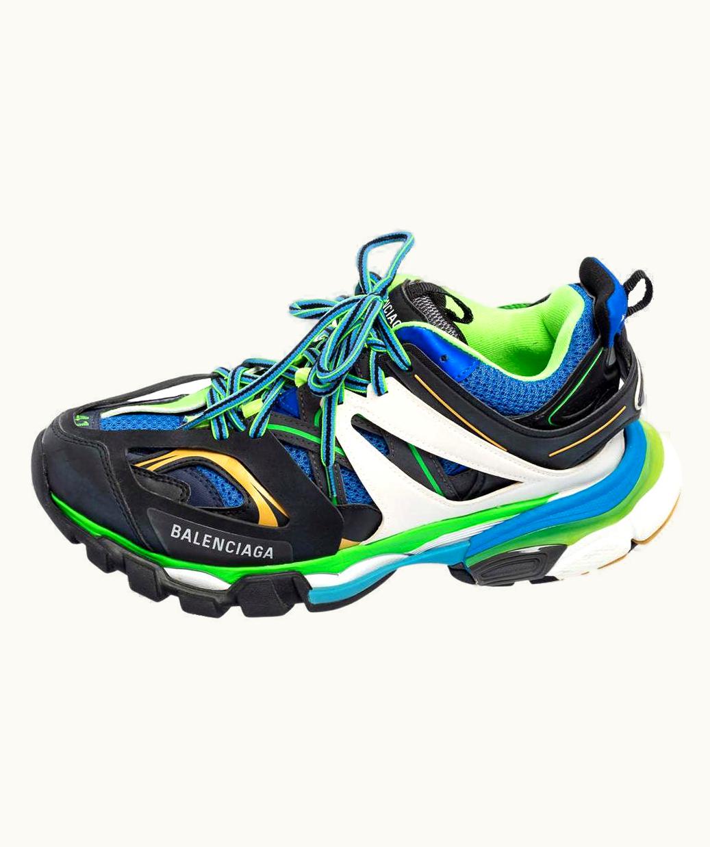 Balenciaga Balenciaga Multicolor Leather And Mesh Tess Gomma Track Sneakers