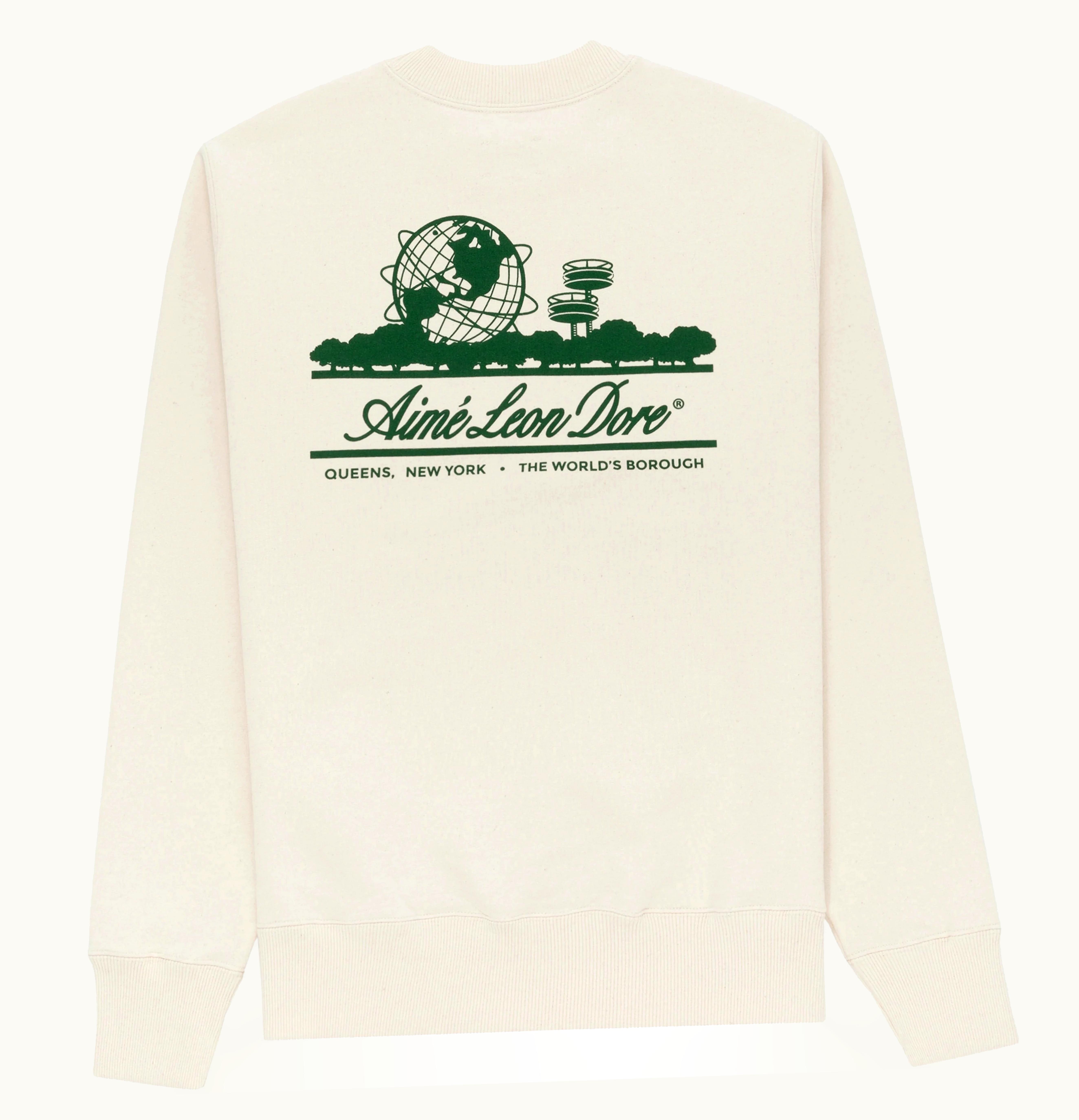 Aime Leon Dore Aime Leon Dore Unisphere Crewneck Sweatshirt Cream