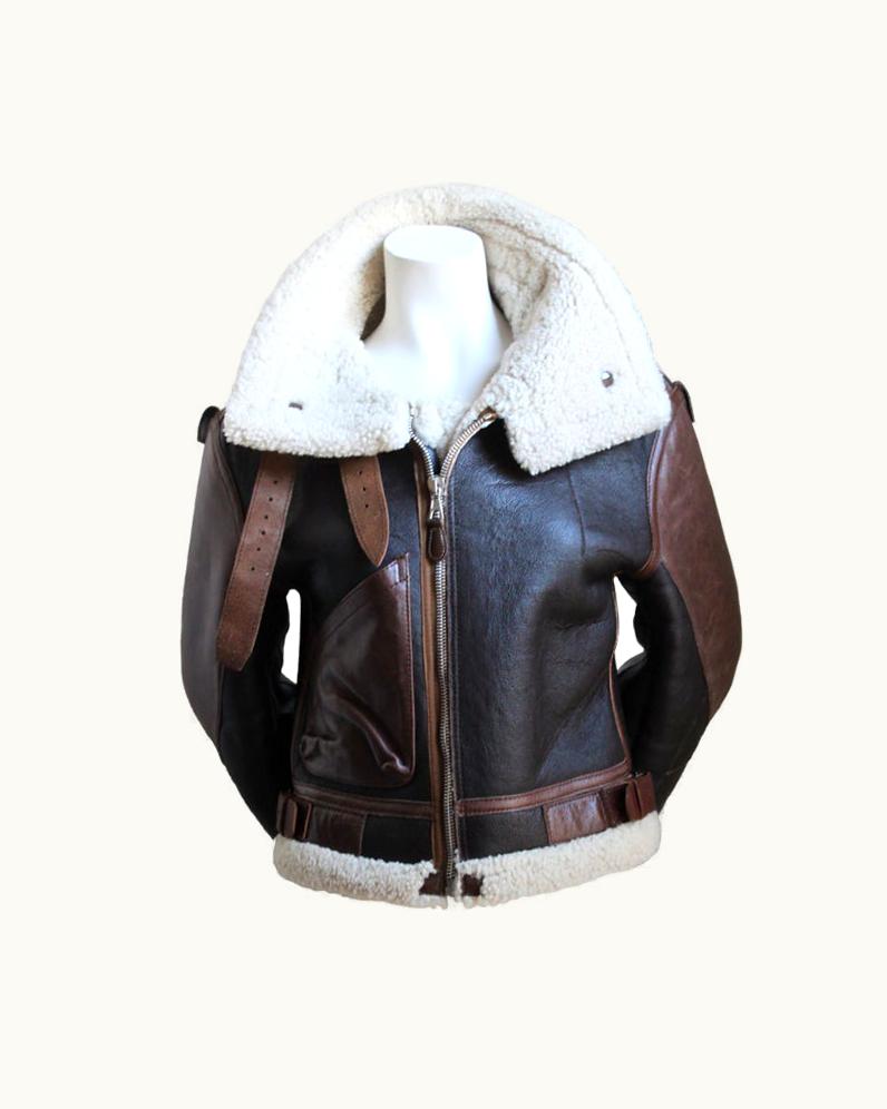 Balenciaga Very Rare Balenciaga Fall 2003 Cropped Shearling Aviator Coat UZ0589132