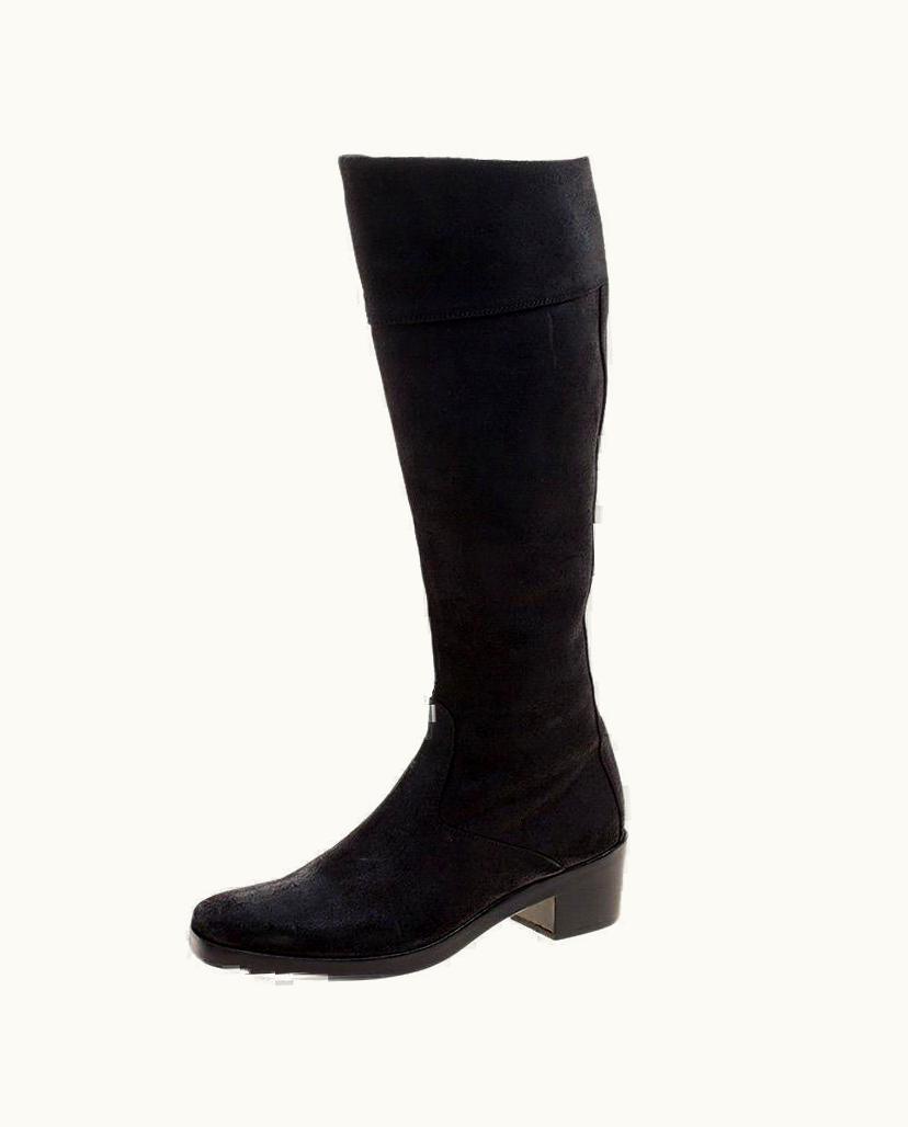 Balenciaga Balenciaga Black Leather Knee High Boots