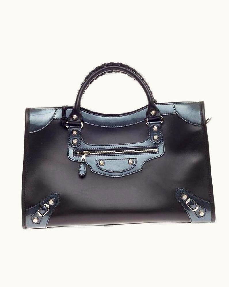 Balenciaga Balenciaga Holiday City Giant Studs Matte Calfskin Medium UZ0589256