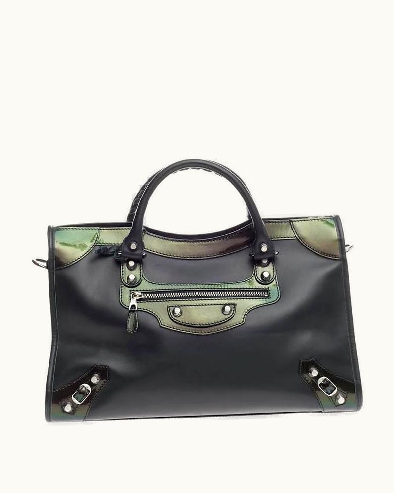 Balenciaga Balenciaga Holiday City Giant Studs Matte Calfskin Medium UZ0589257