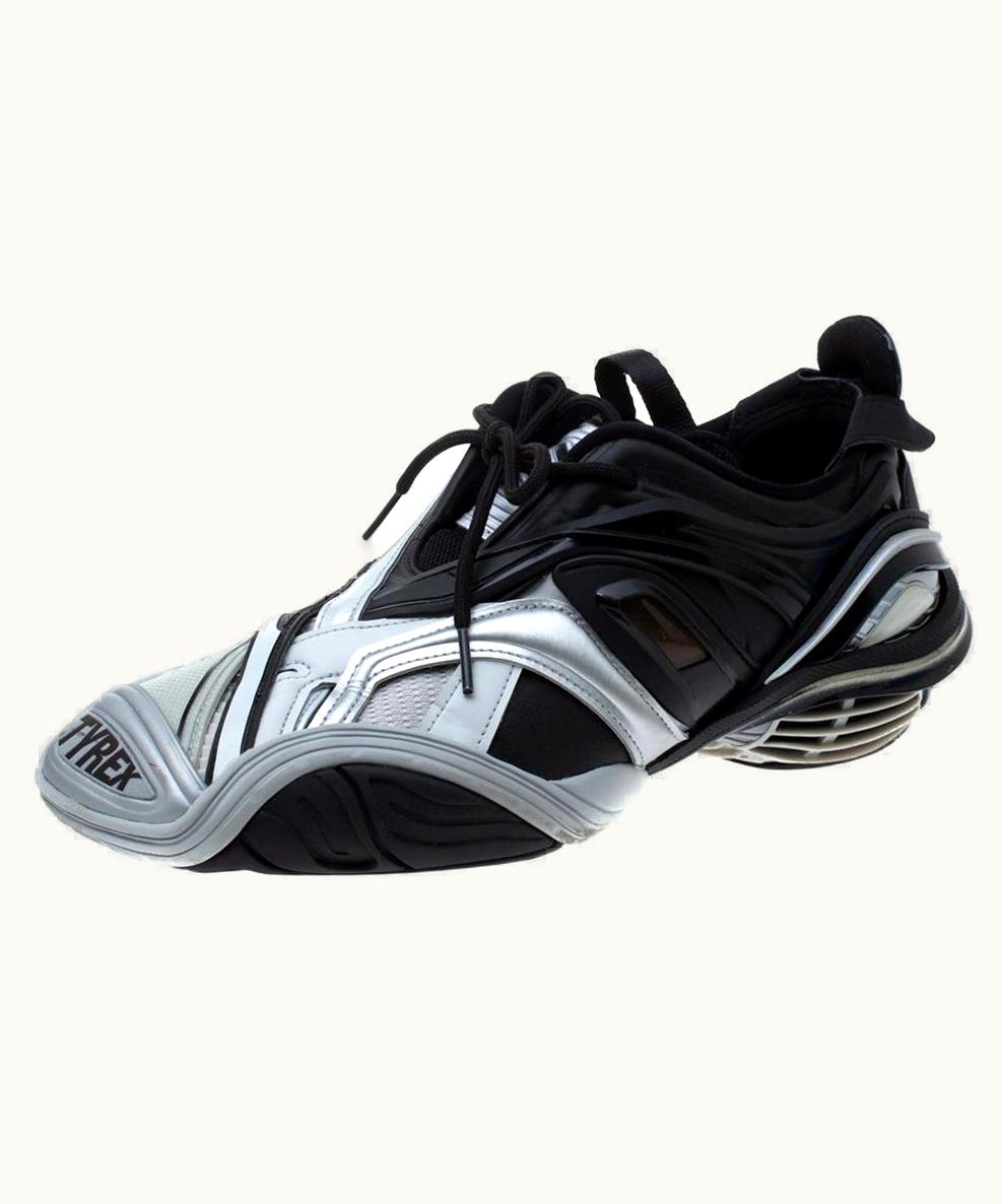 Balenciaga Balenciaga Black/Grey Leather And Rubber Tyrex 2020 Sneakers