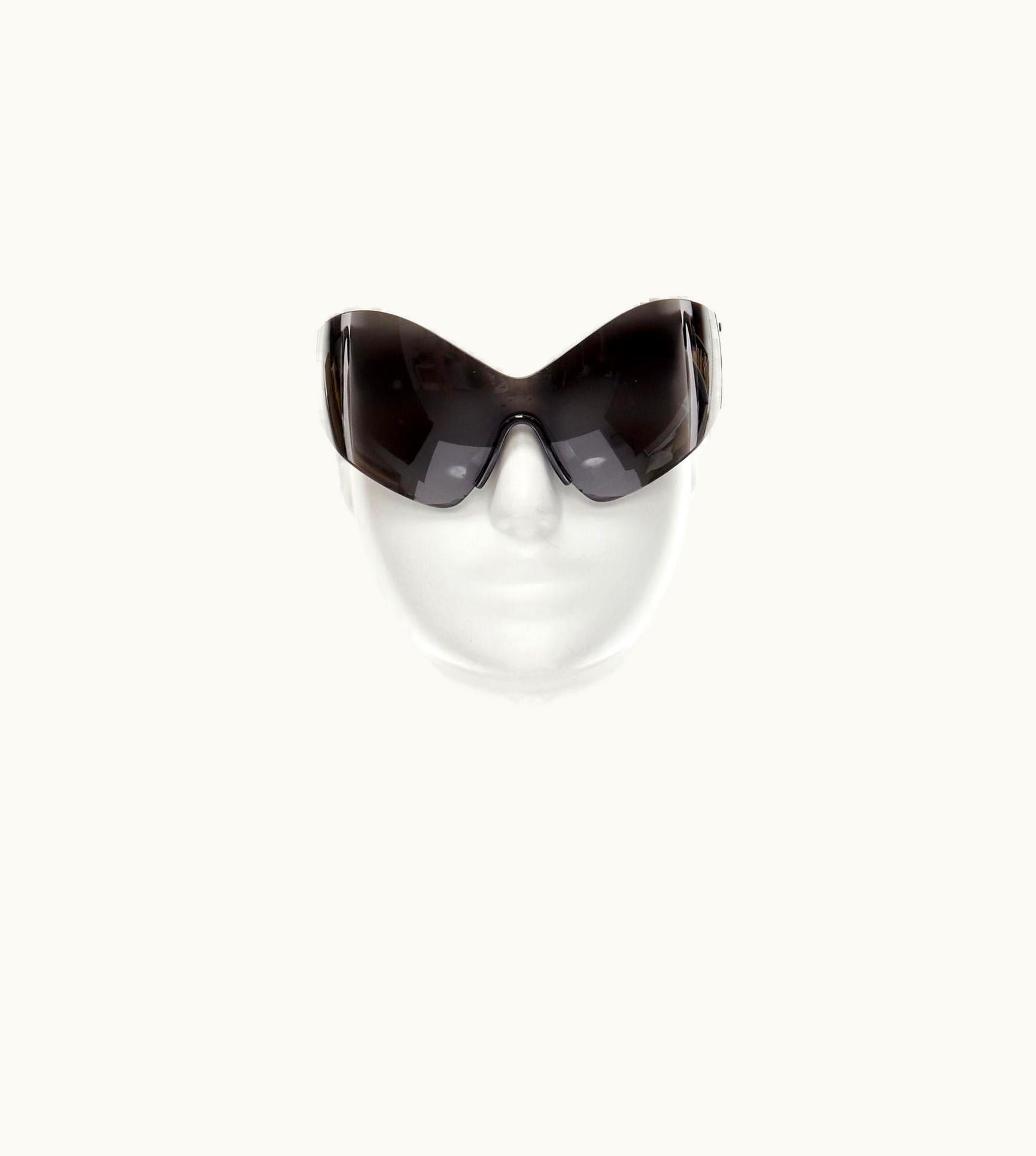 Balenciaga Balenciaga Demna 2021 Runway Butterfly Mask Shield Sunglasses Kim Kardashian UZ0589321