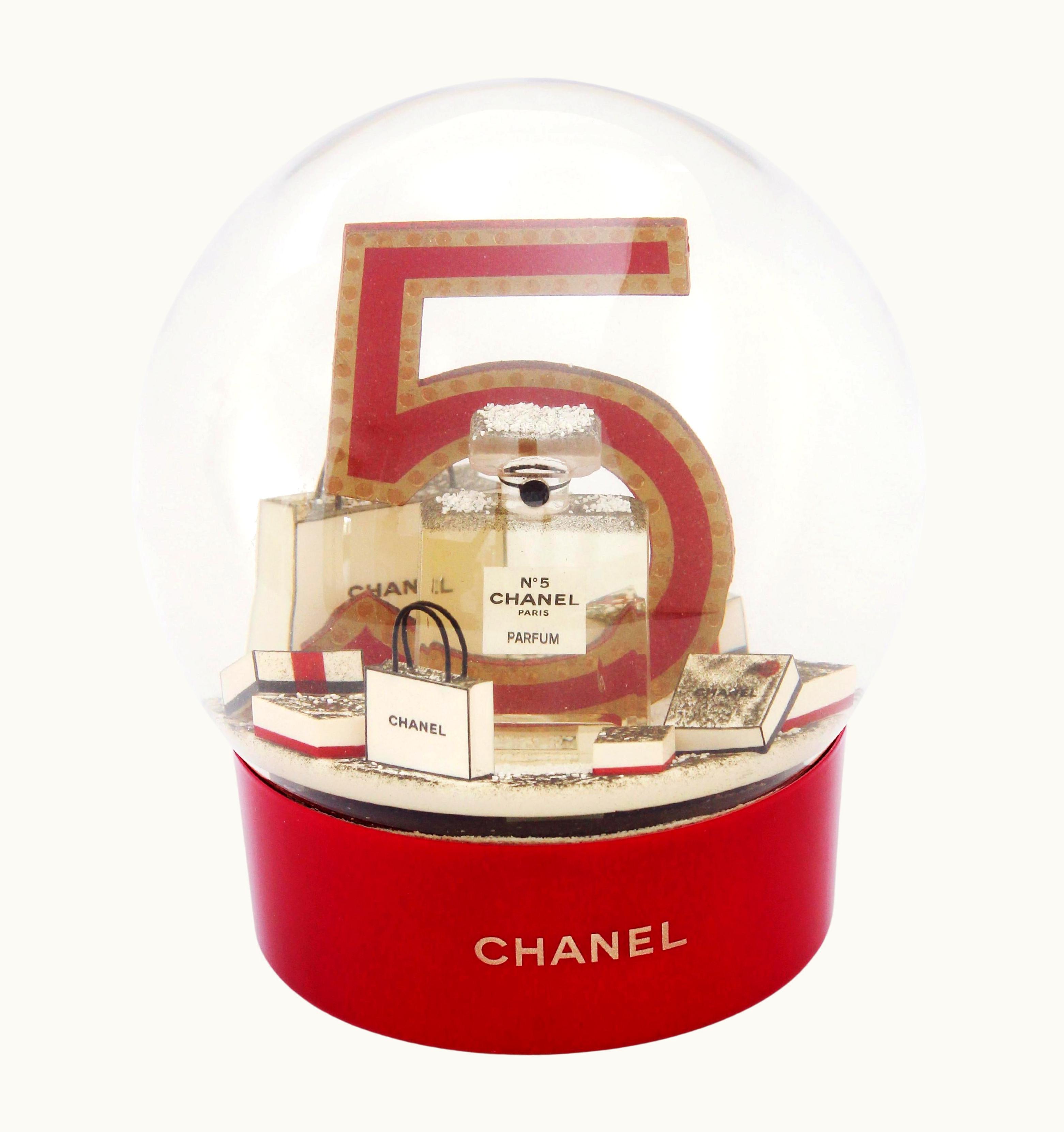 Chanel Chanel Snow Globe 2015 Large No 5 Shopping Bags In Box Home Decor Rare Limited