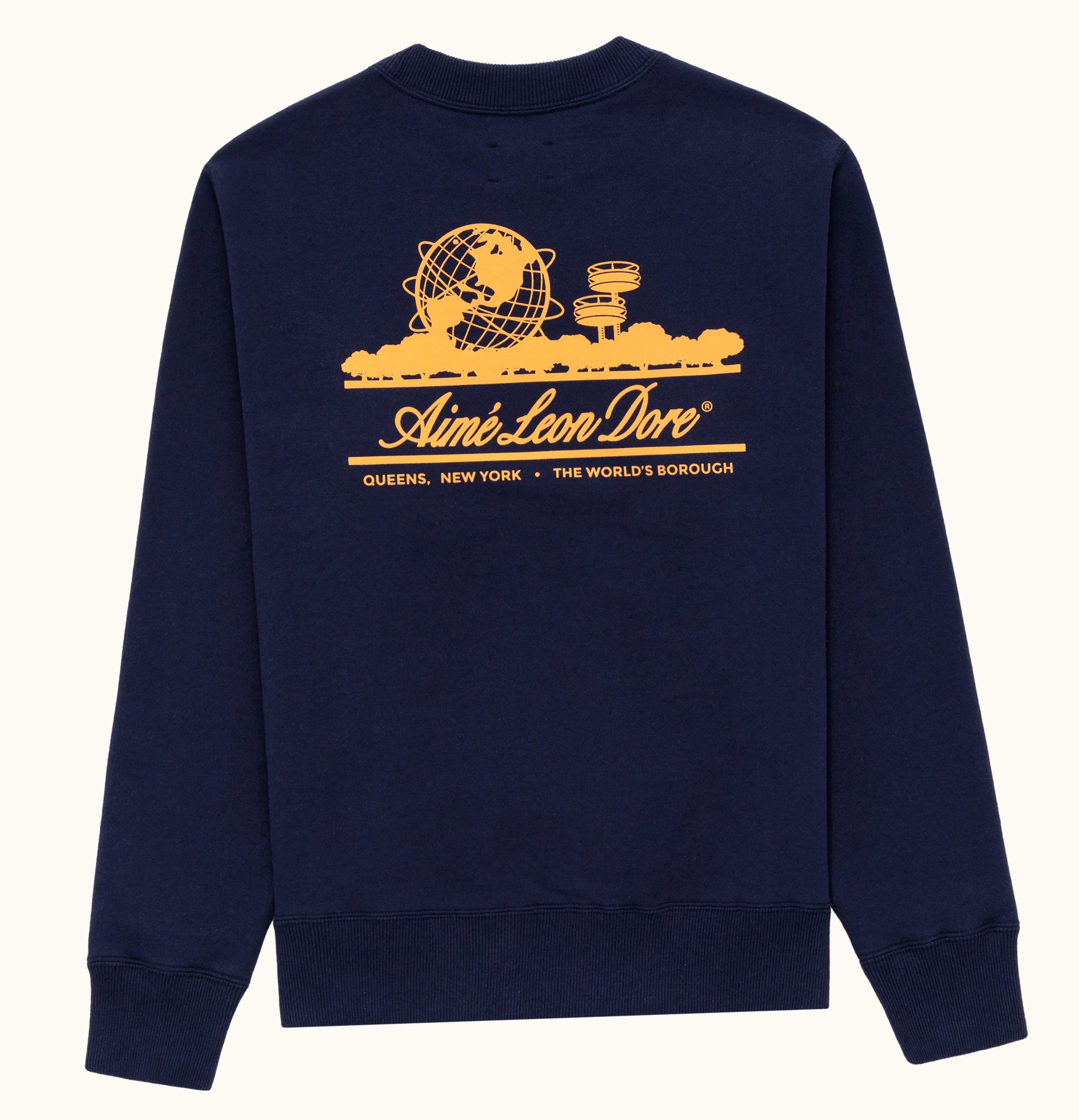 Aime Leon Dore Aime Leon Dore Unisphere Crewneck Sweatshirt Navy