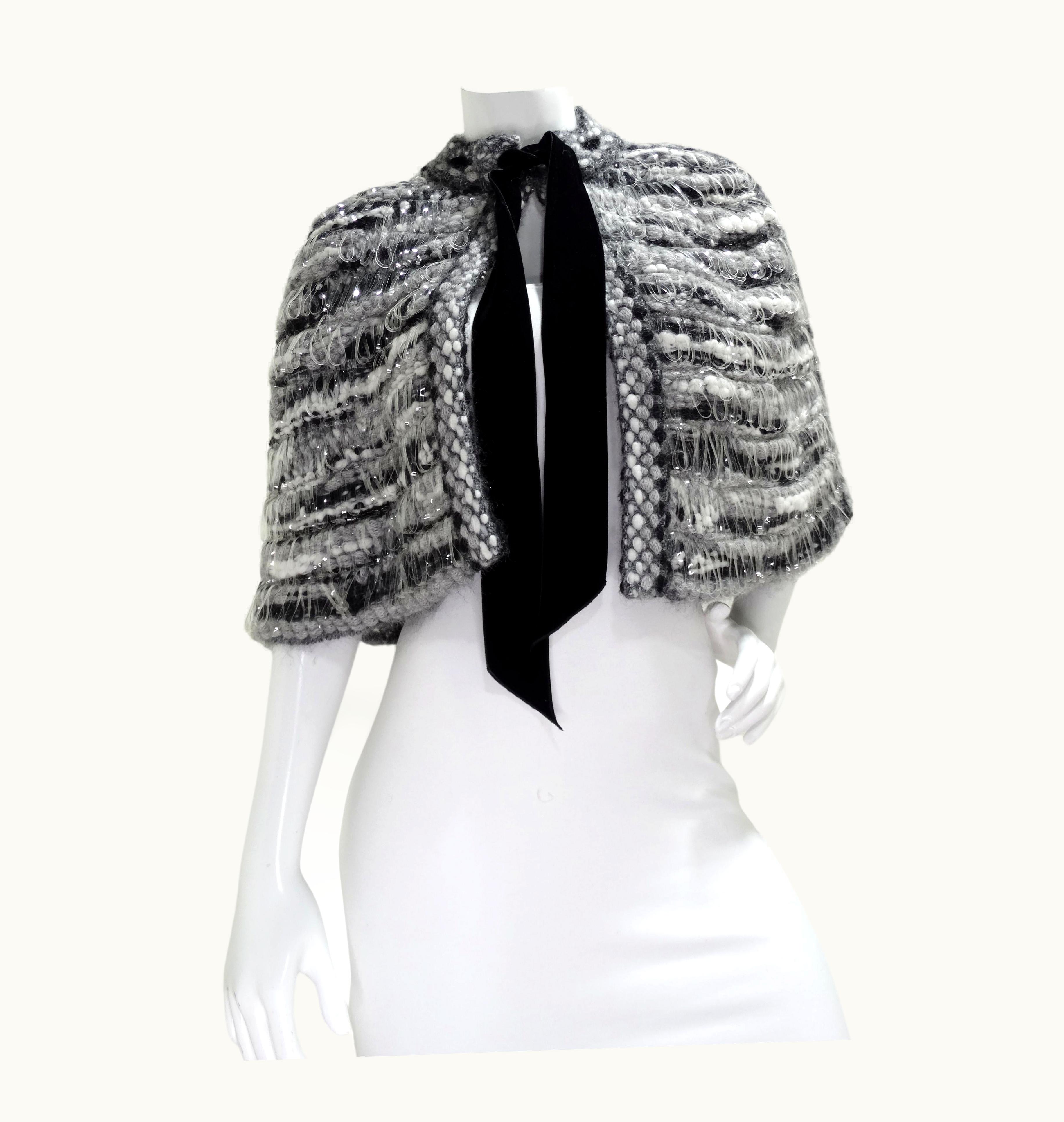 Chanel Chanel Wool Cape Metiers d'Art Paris Rome Collection