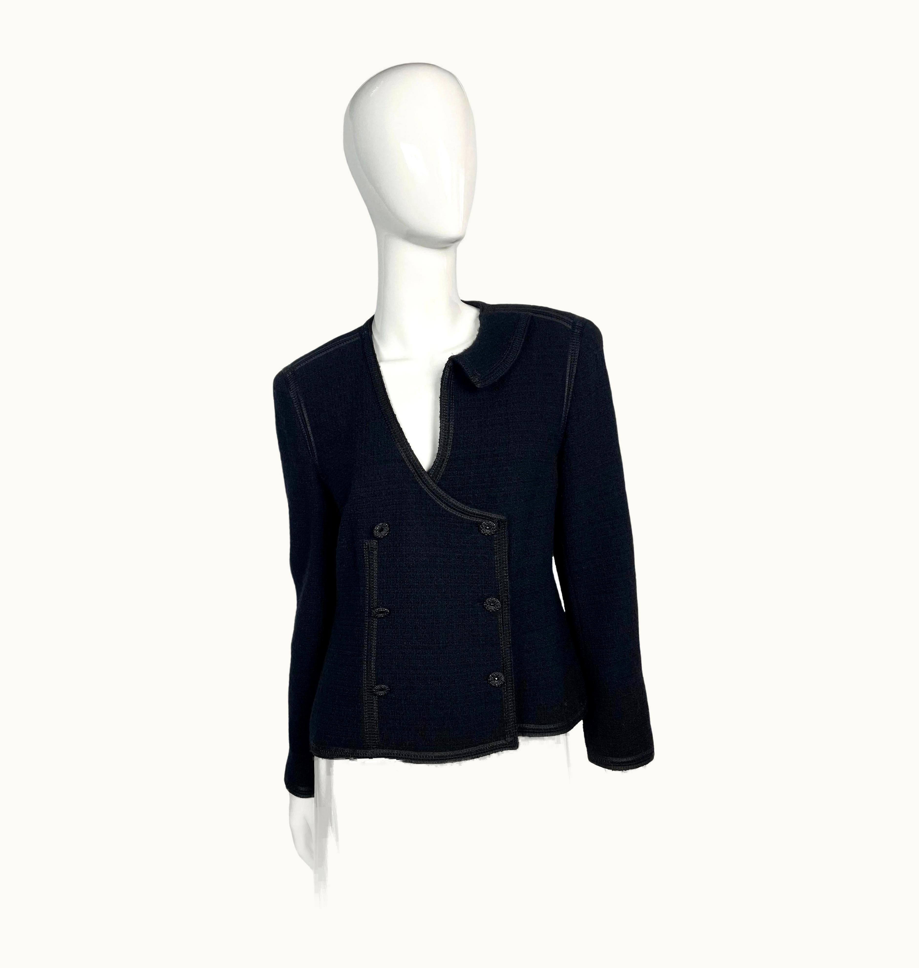 Chanel Chanel Black Vintage Jacket, Cruise'2002 Collection