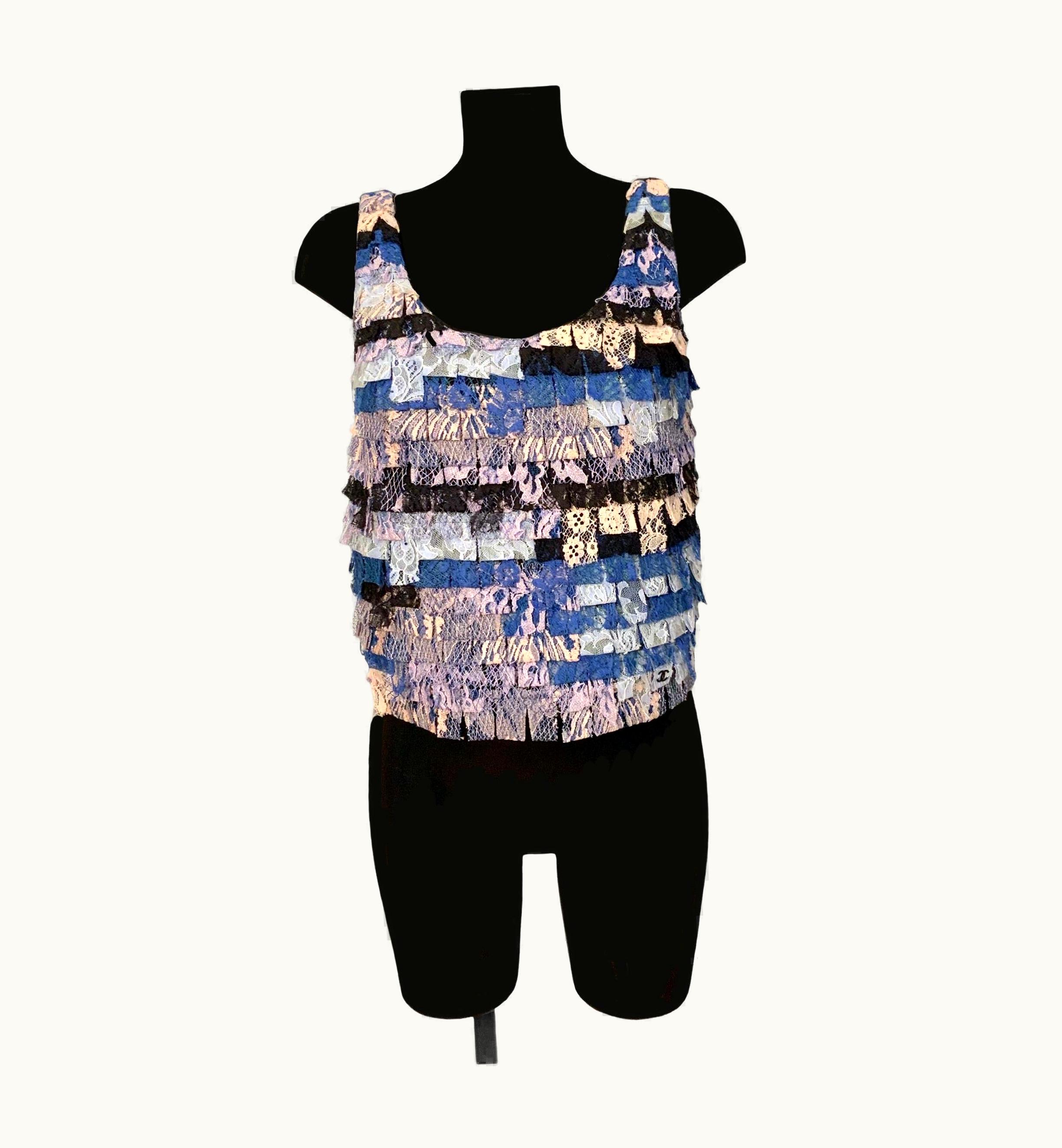 Chanel Chanel Seoul Resort 2016 Lace Top