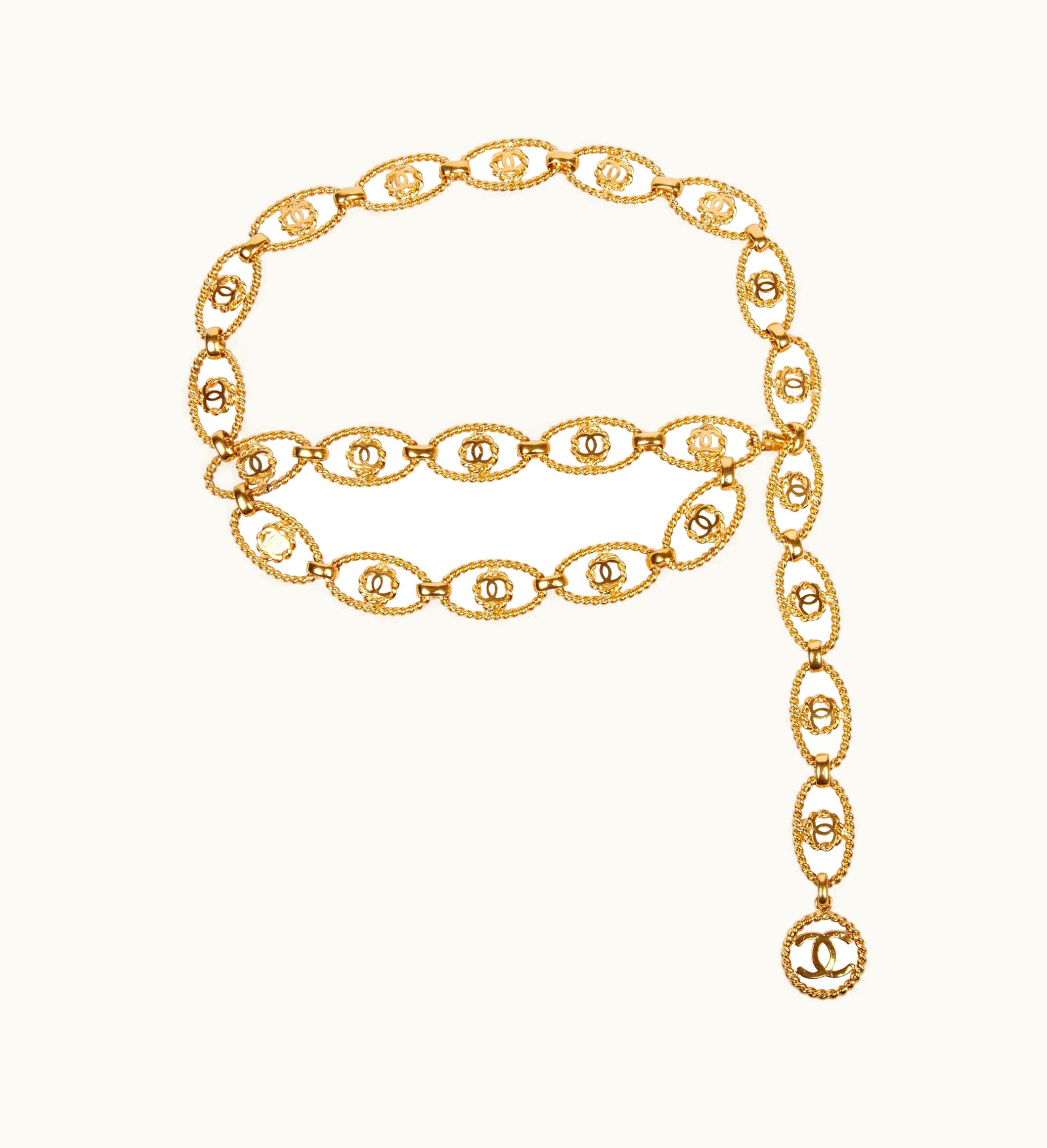 Chanel Chanel Gold Vintage Cc Belt