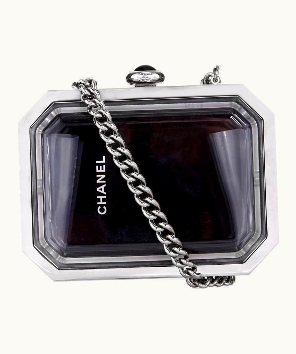 Chanel Vintage Chanel See-Through Minaudiere