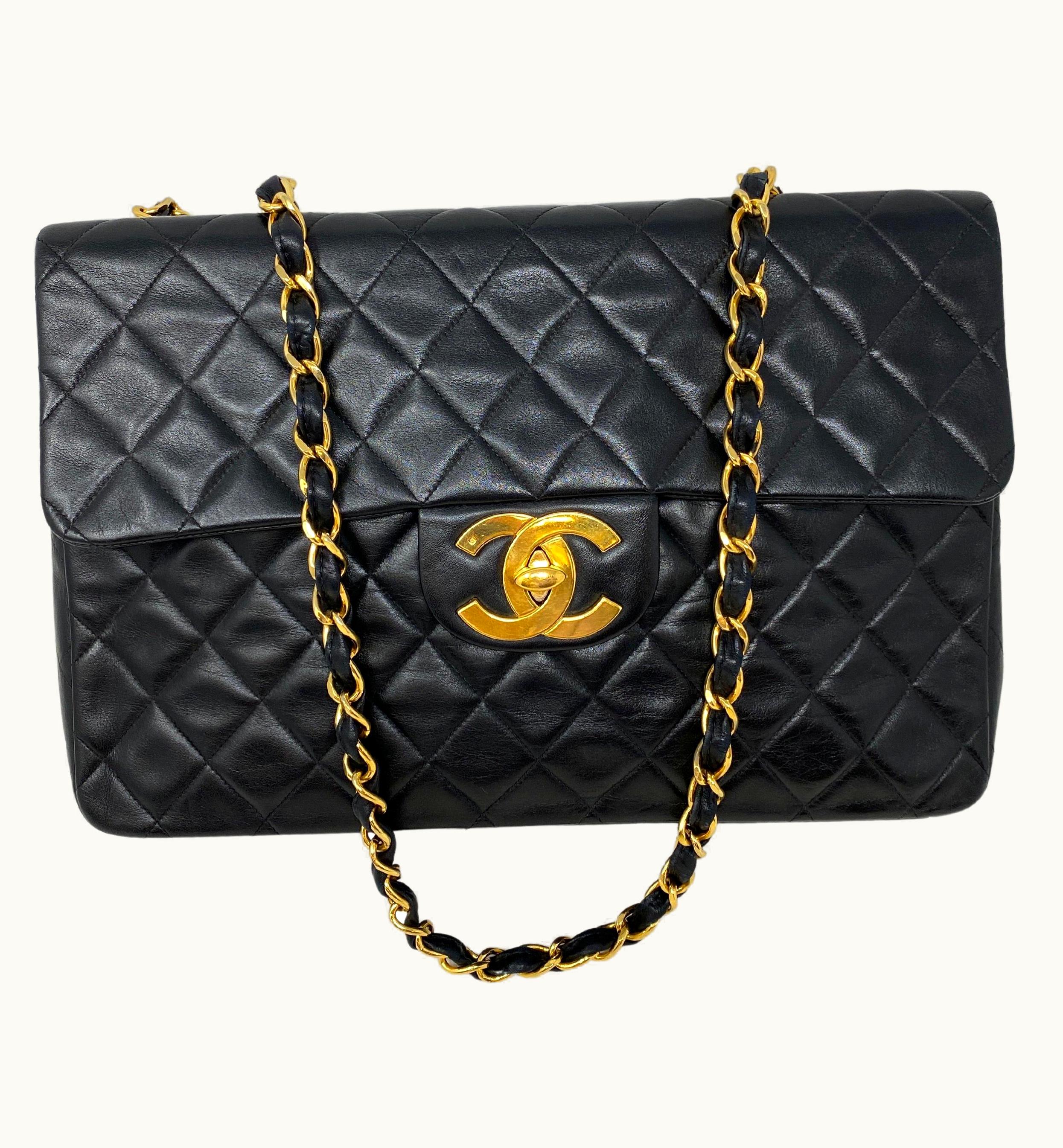 Chanel Chanel Black Vintage Maxi Bag