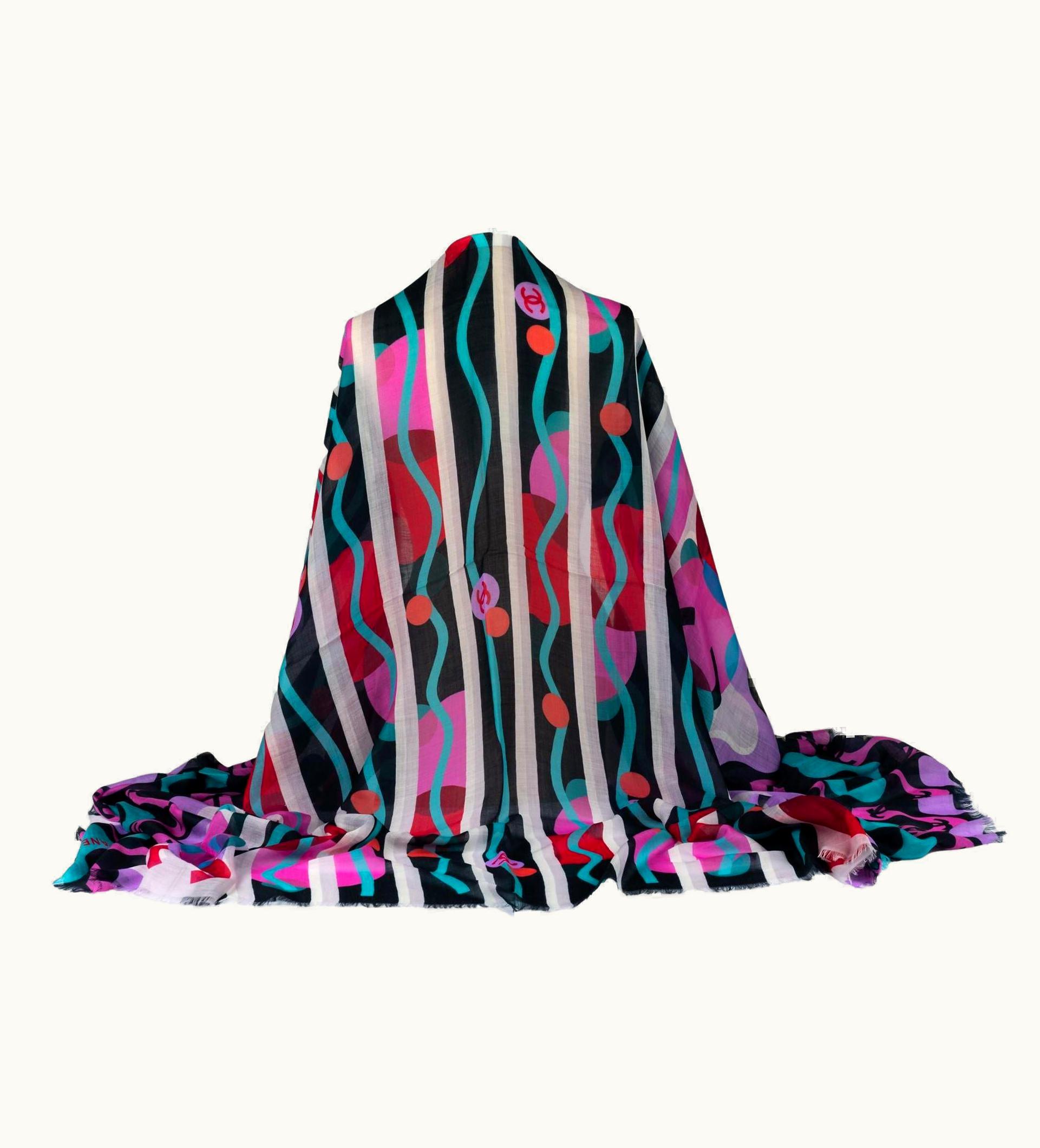 Chanel Chanel Multicolor Cashmere Shawl