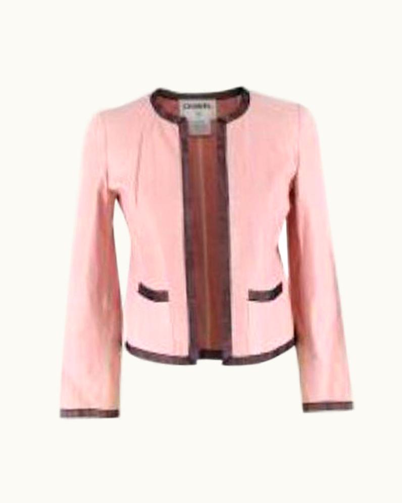 Chanel Chanel Vintage Pink Leather Jacket UZ0590178