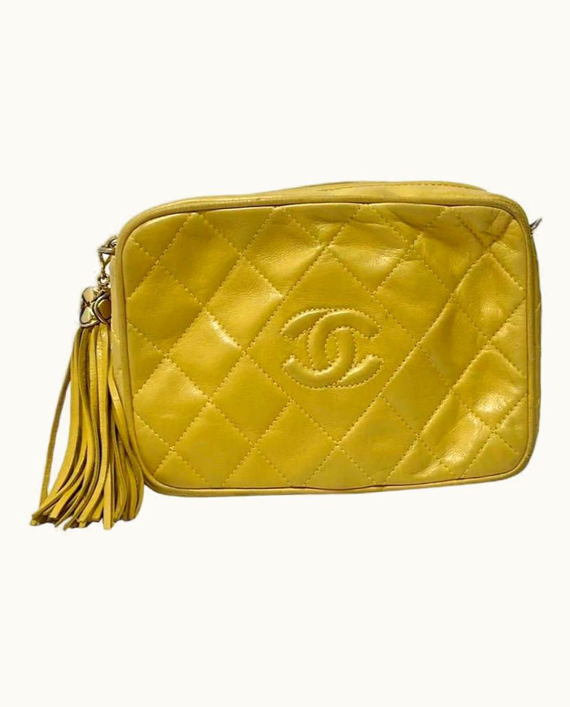 Chanel Chanel Camera Bag Vintage Yellow