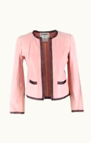 Chanel Chanel Vintage Pink Leather Jacket UZ0590194