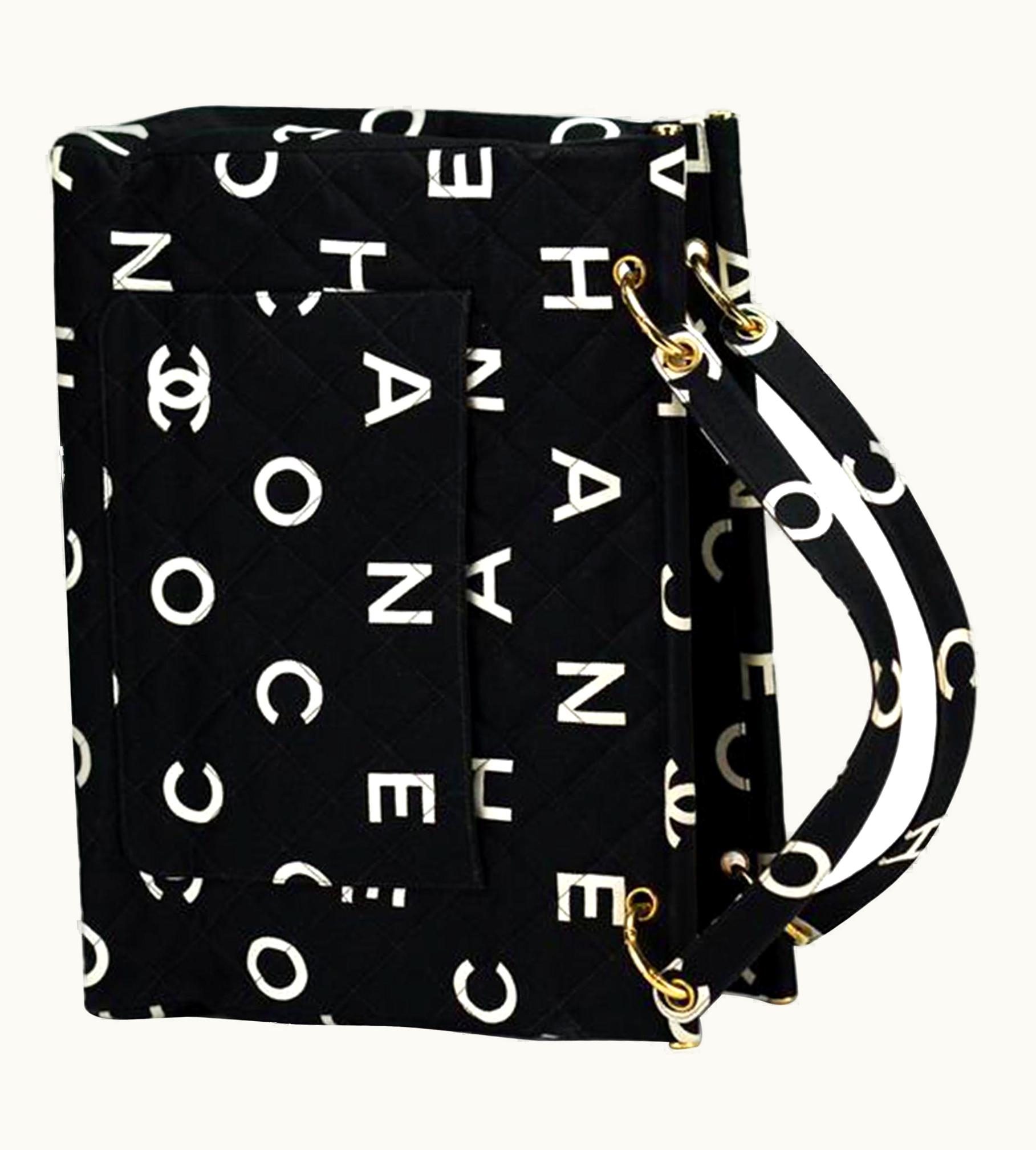 Chanel Chanel Vintage Timeless Logo Letters Tote