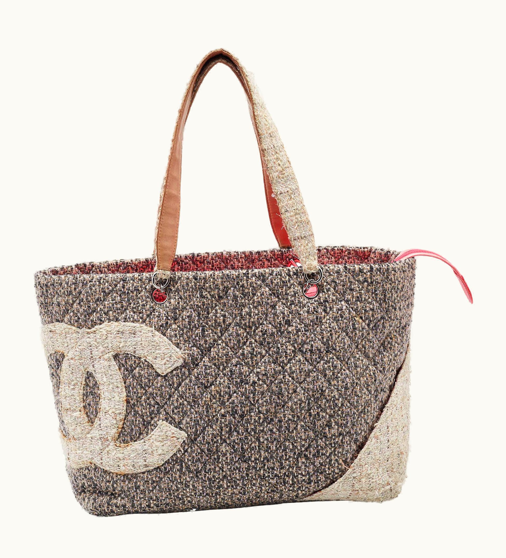 Chanel Chanel Multicolor Tweed Cambon Ligne Bag