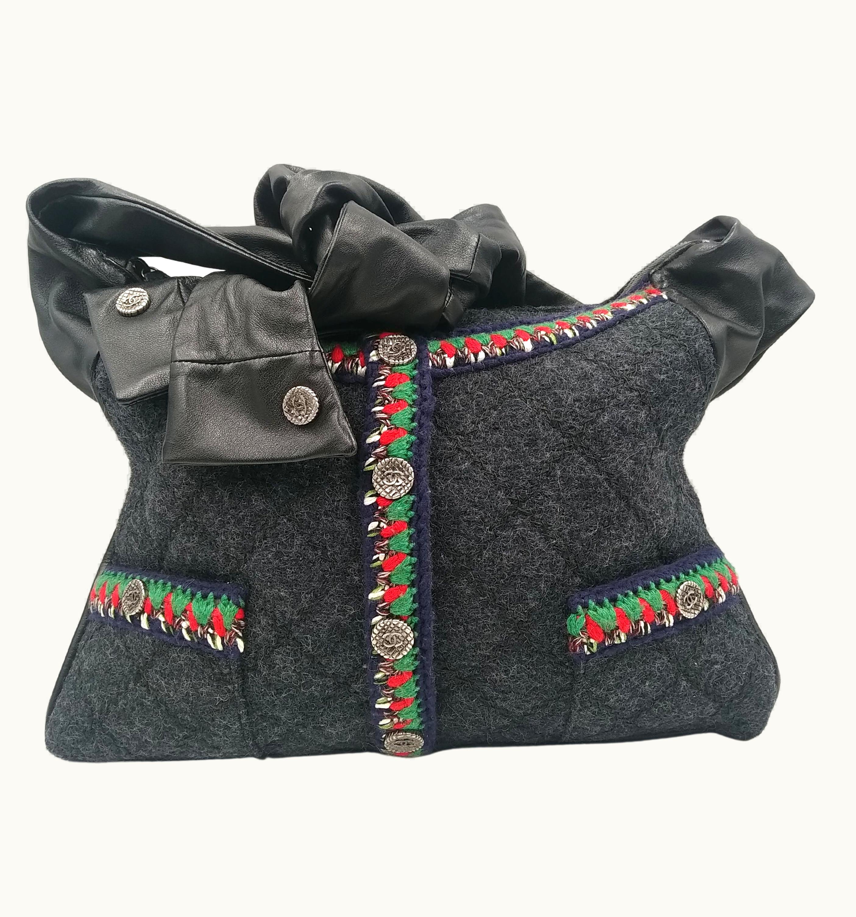 Chanel Chanel Multicolor Lambskin Wool Girl Bag