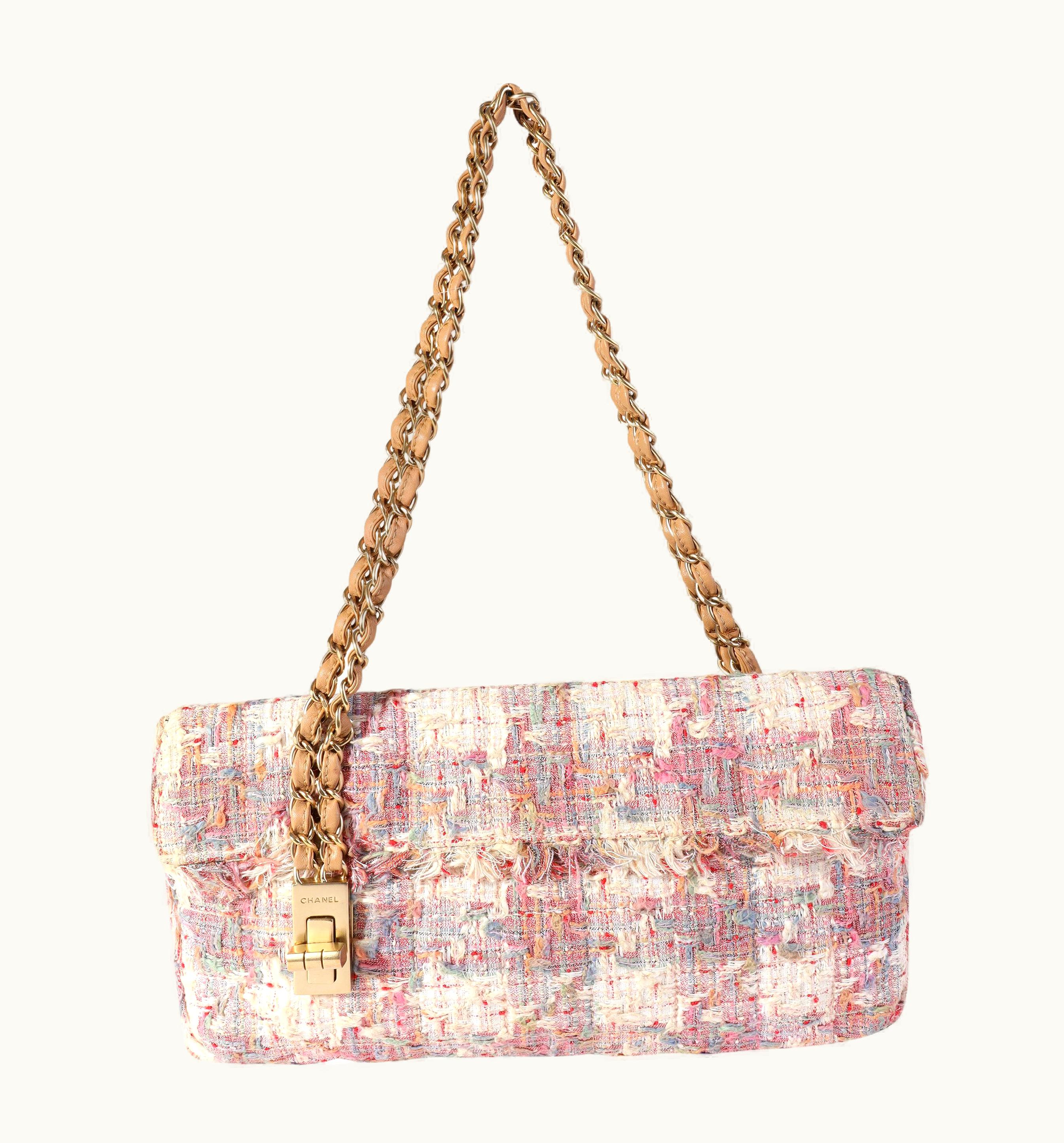 Chanel Chanel Multicolor Tweed Reissue Flap Bag