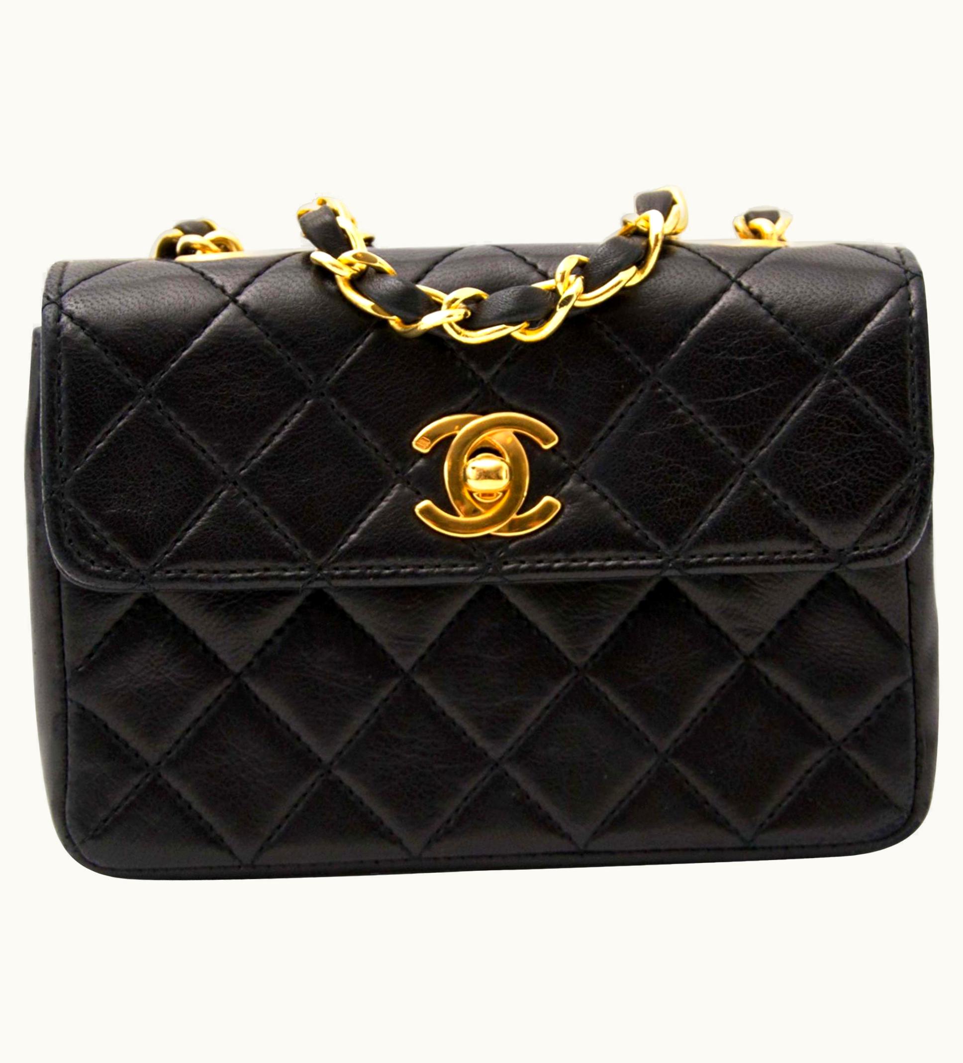 Chanel Chanel Mini Vintage Lambskin Crossbody Classic Flap Bag