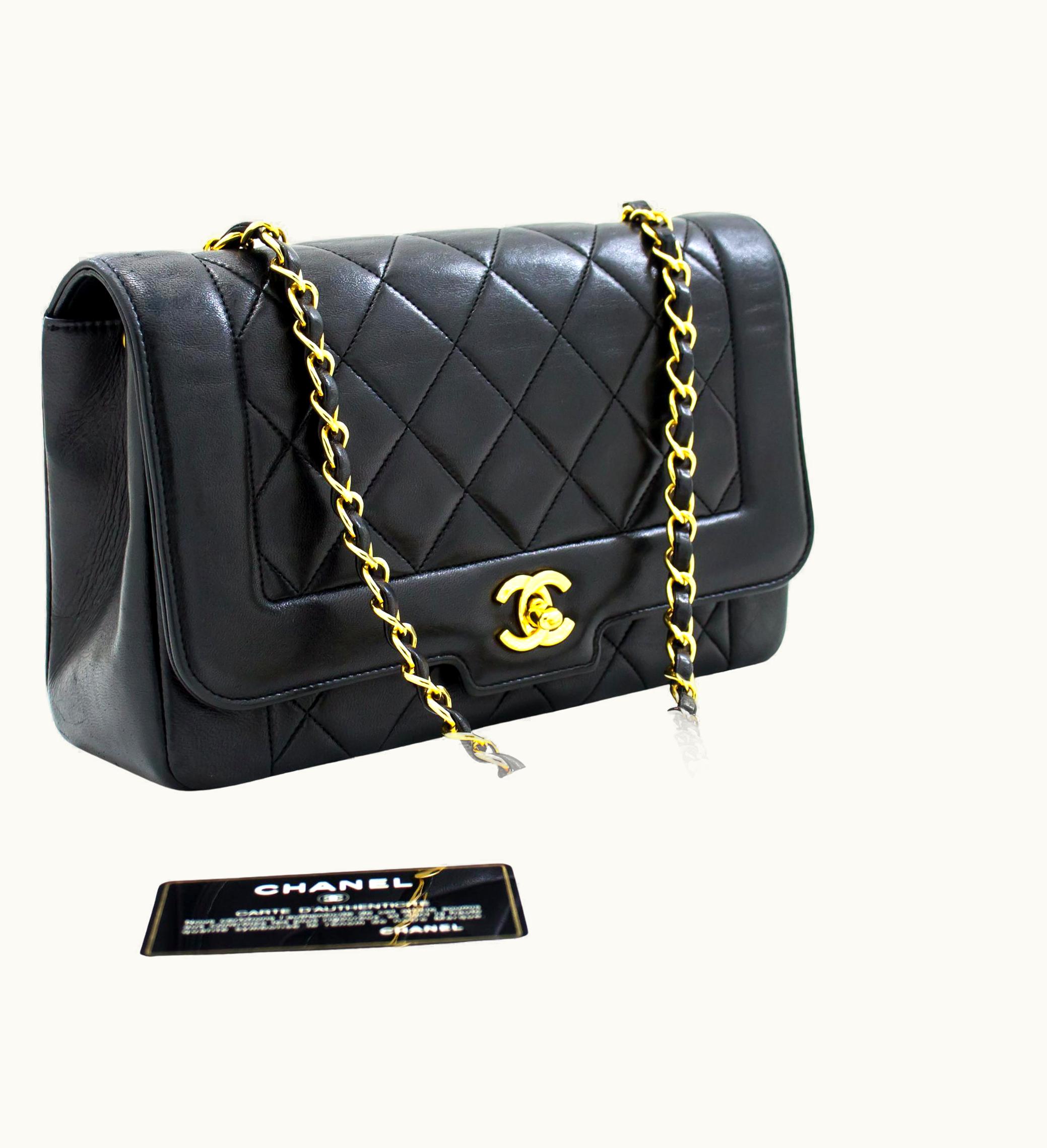 Chanel Chanel Vintage Classic Chain Shoulder Bag Single Flap Quilted Lamb UZ0590819