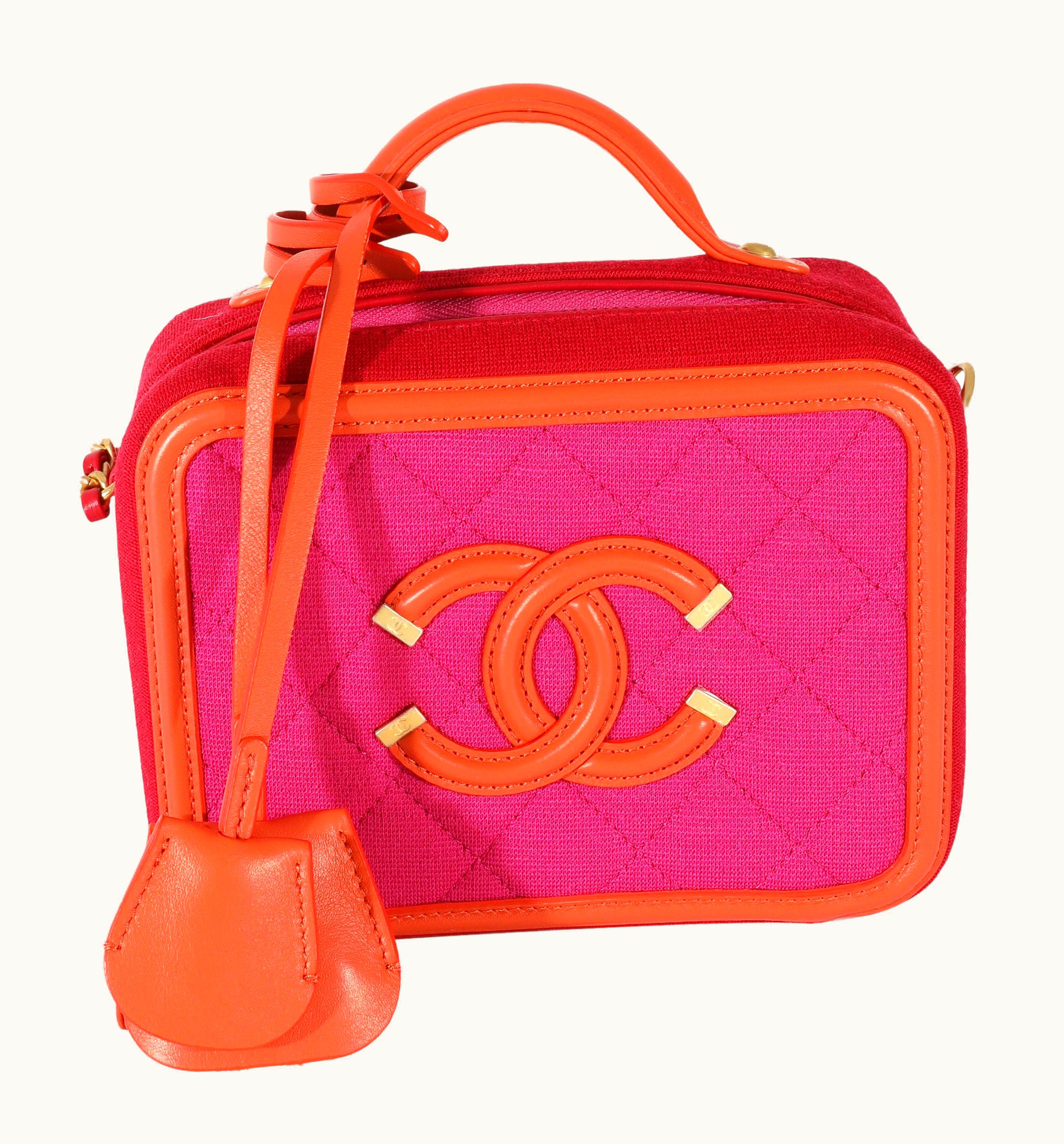 Chanel Chanel Multicolor Jersey Filigree Vanity