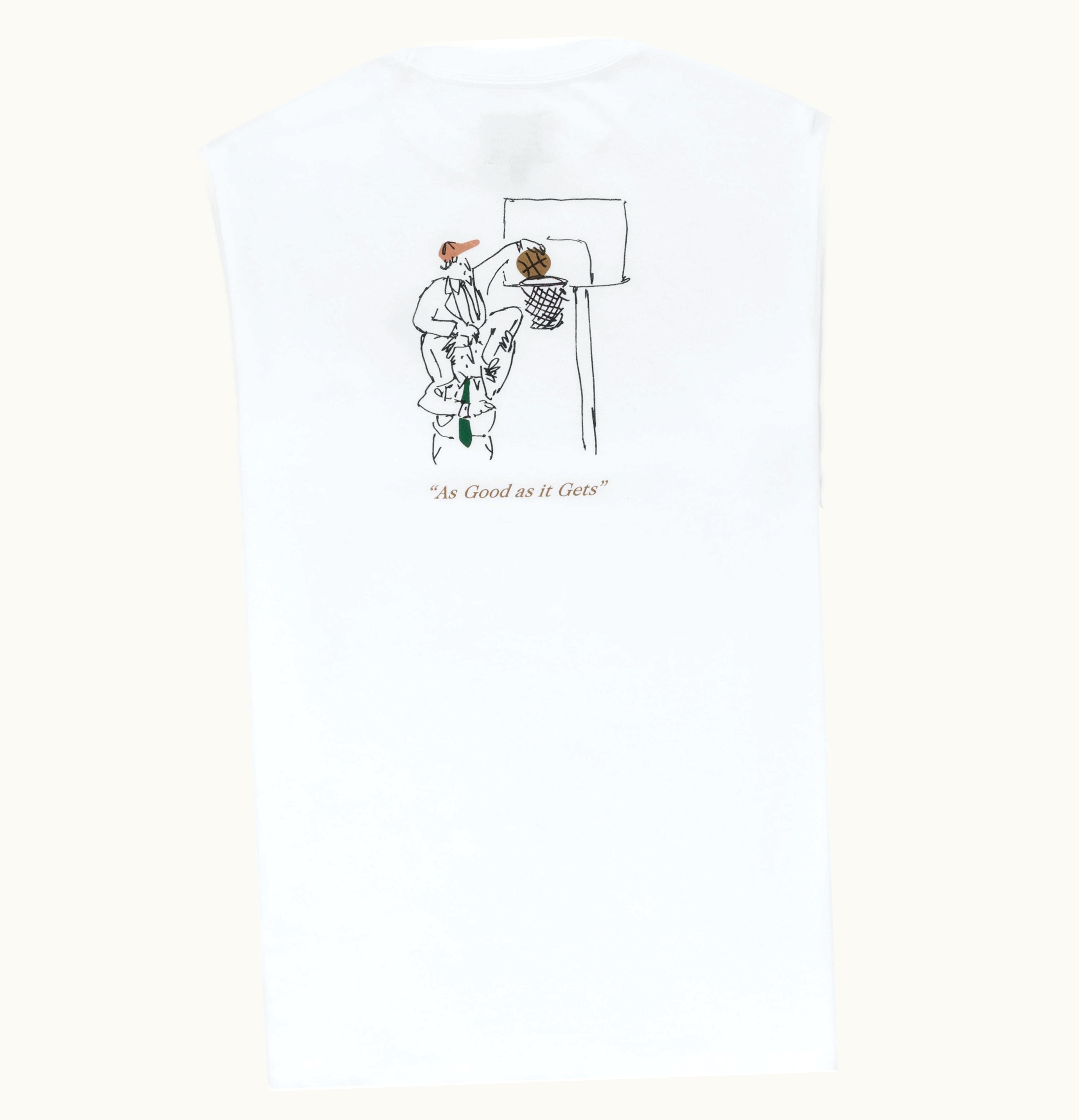 Aime Leon Dore Aime Leon Dore Drakes Sportsmanship Tee White