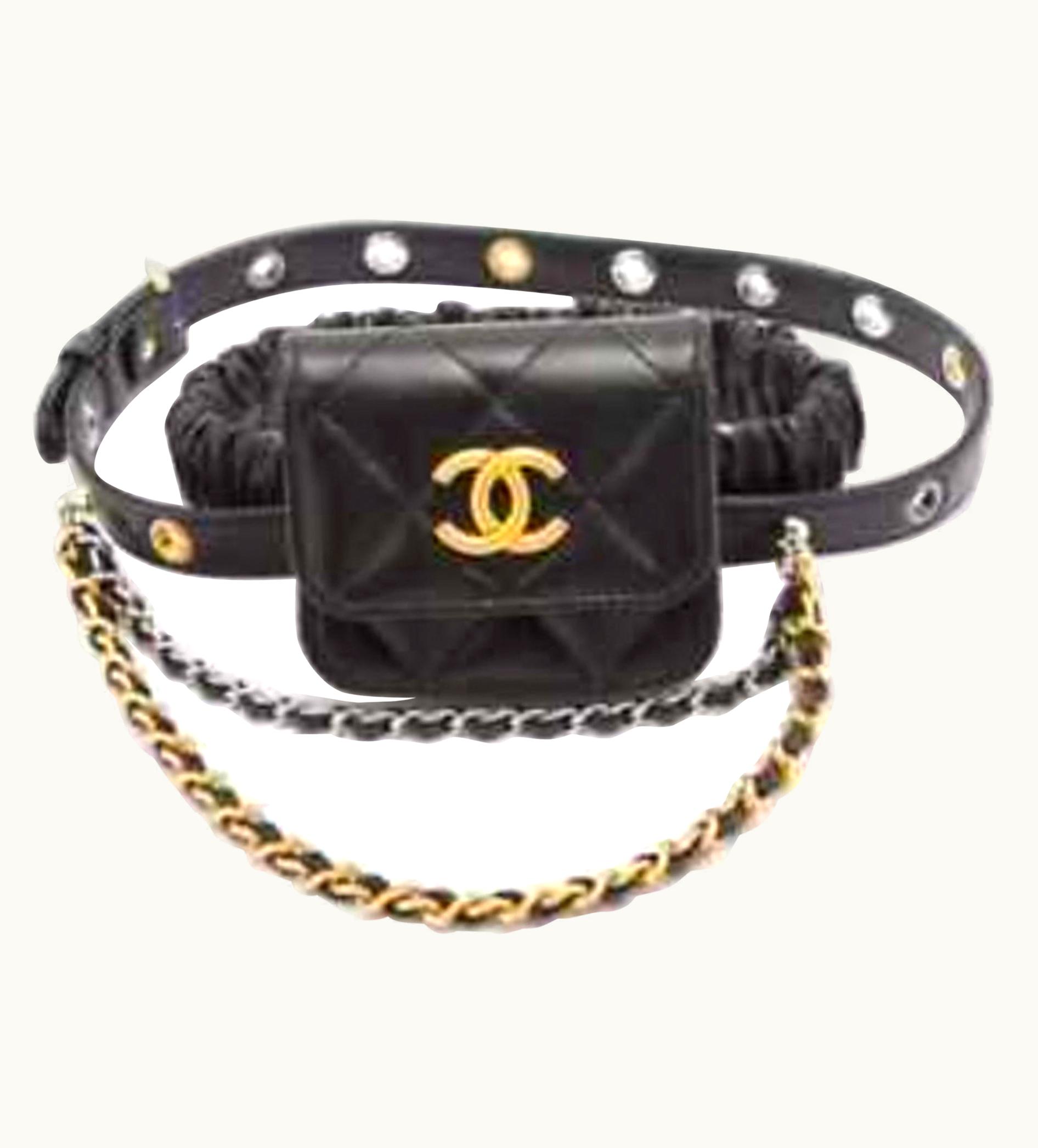 Chanel Chanel Garter Thigh Micro Mini Bag With Chains UZ0591480