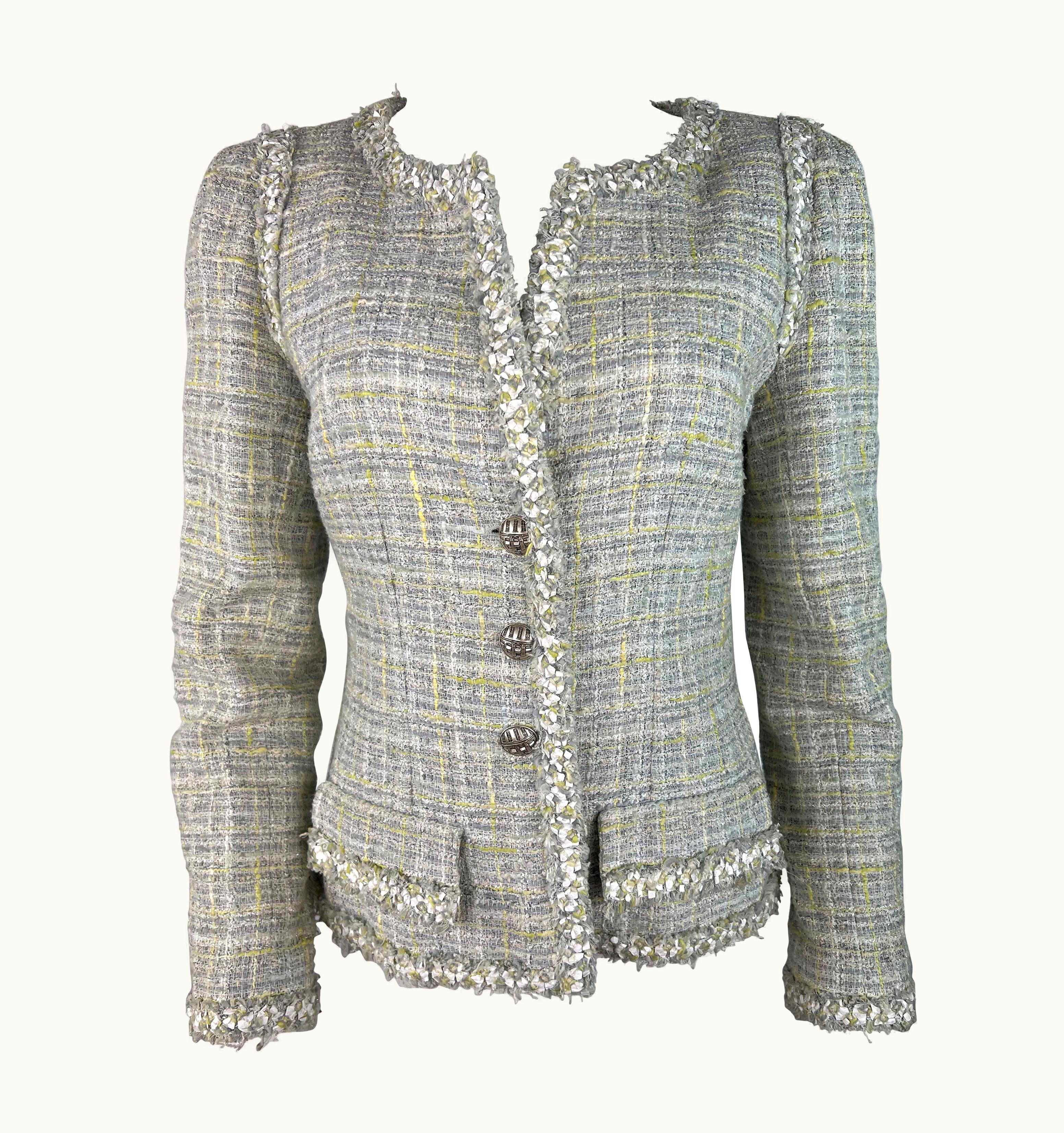 Chanel Vintage Chanel Tweed Blazer Jacket