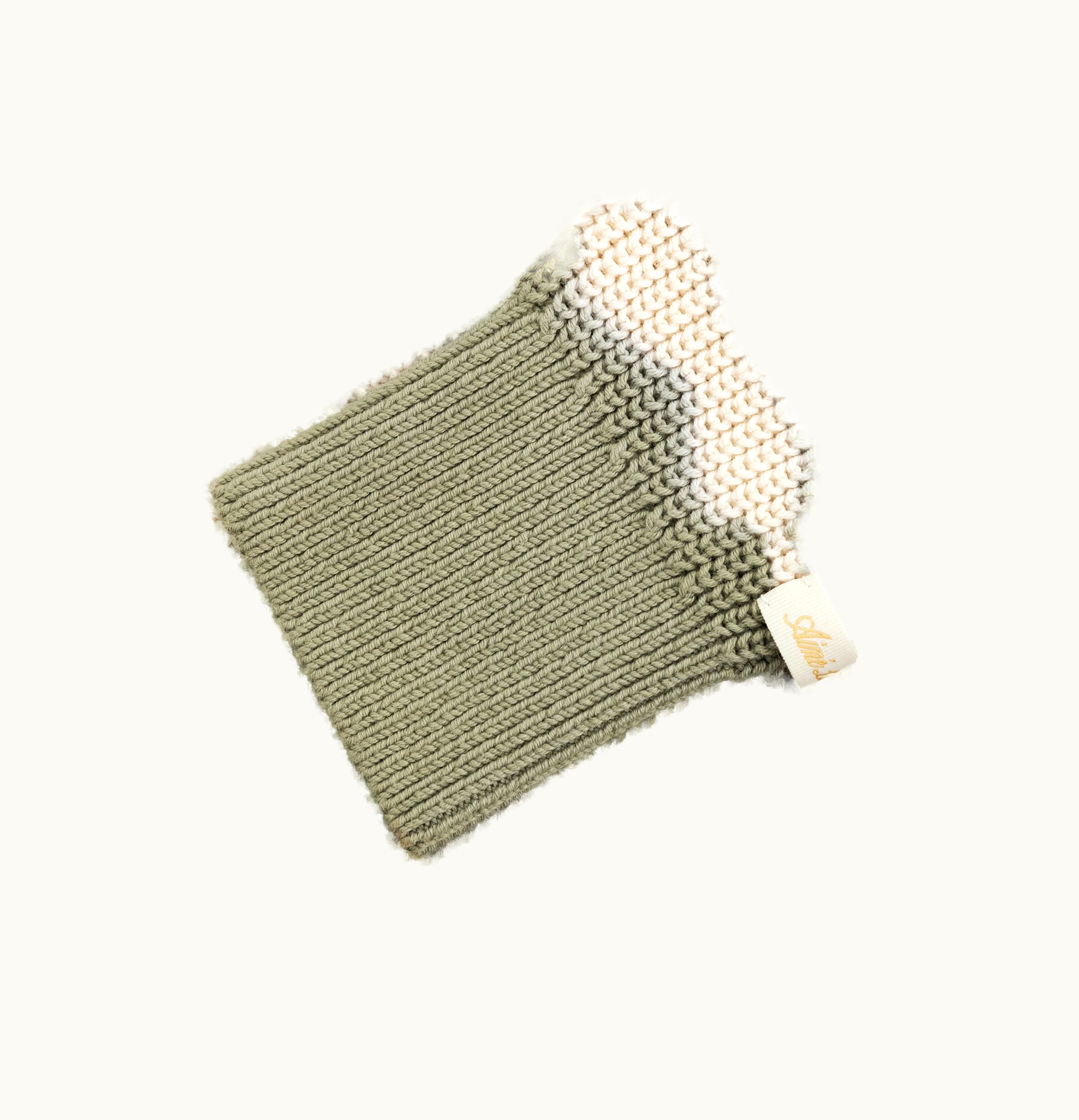 Aime Leon Dore Aime Leon Dore Tie Dyed Shaker Stitch Sweater Green